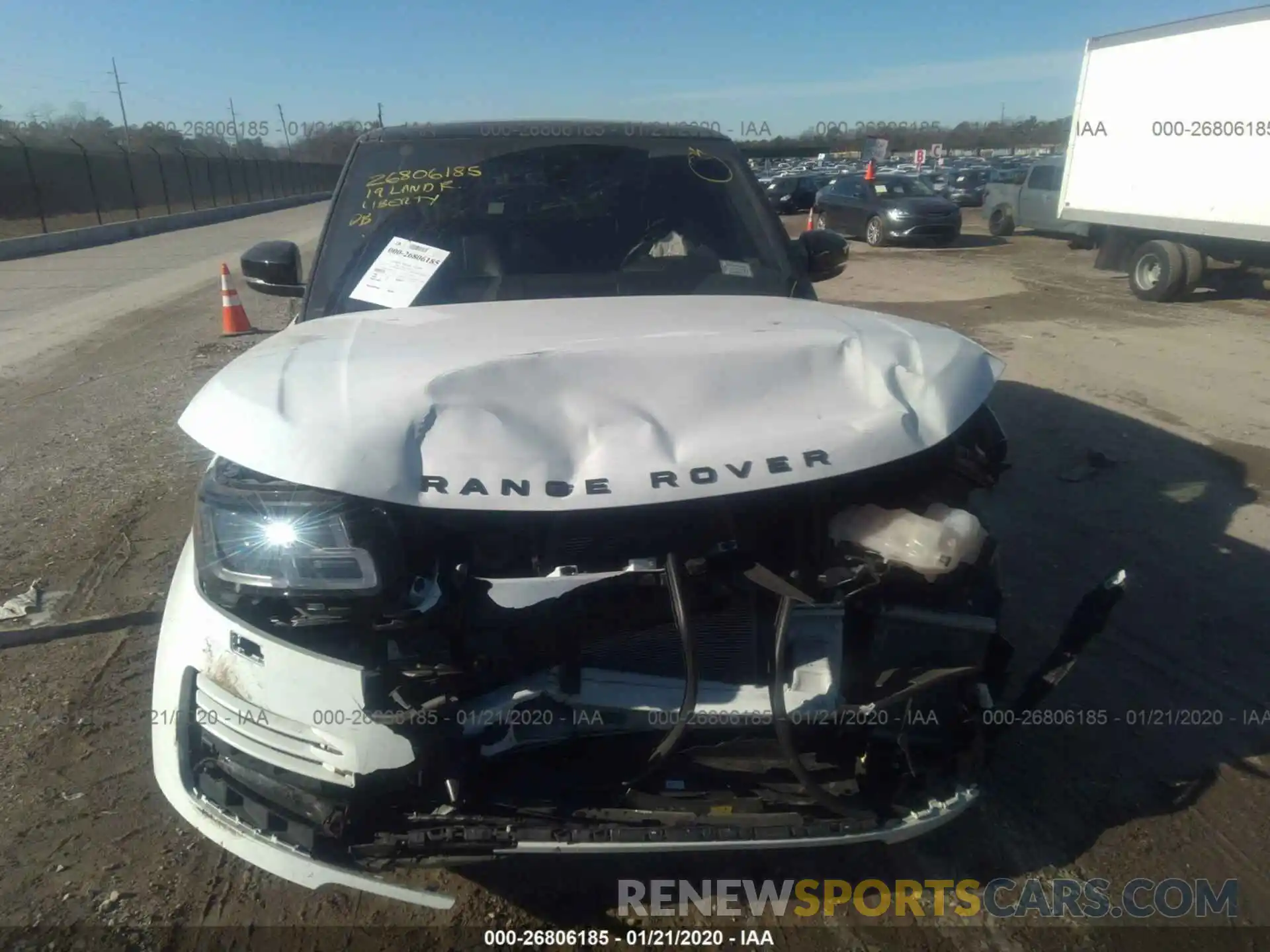 6 Photograph of a damaged car SALGR2RV6KA547715 LAND ROVER RANGE ROVER 2019