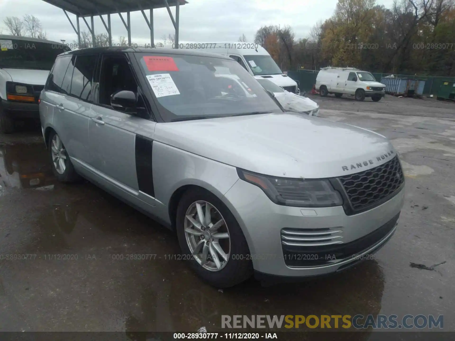 1 Фотография поврежденного автомобиля SALGR2RV7KA545231 LAND ROVER RANGE ROVER 2019