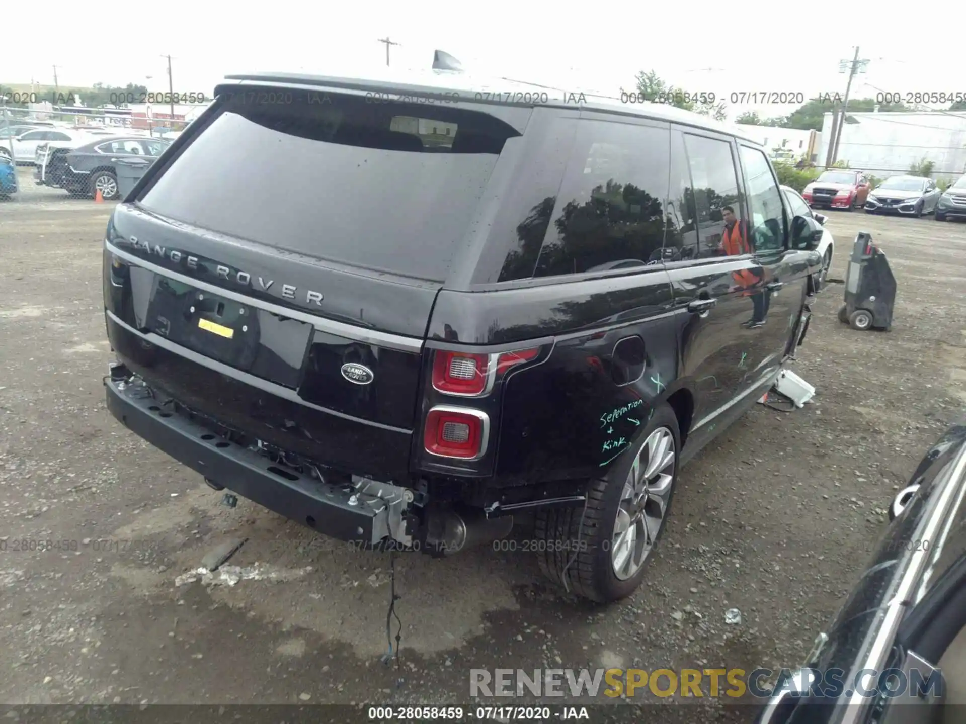 4 Фотография поврежденного автомобиля SALGR2RV7KA556729 LAND ROVER RANGE ROVER 2019