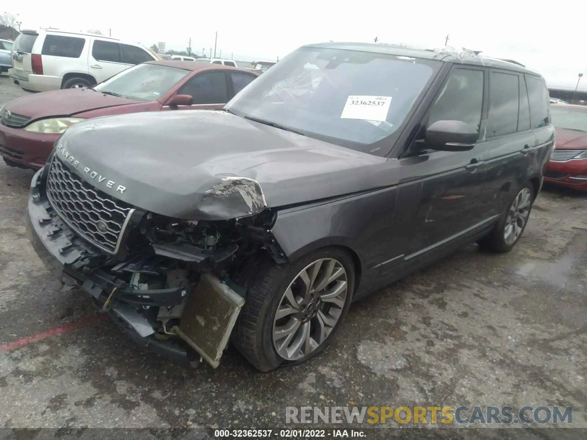 2 Фотография поврежденного автомобиля SALGS2RE0KA536620 LAND ROVER RANGE ROVER 2019