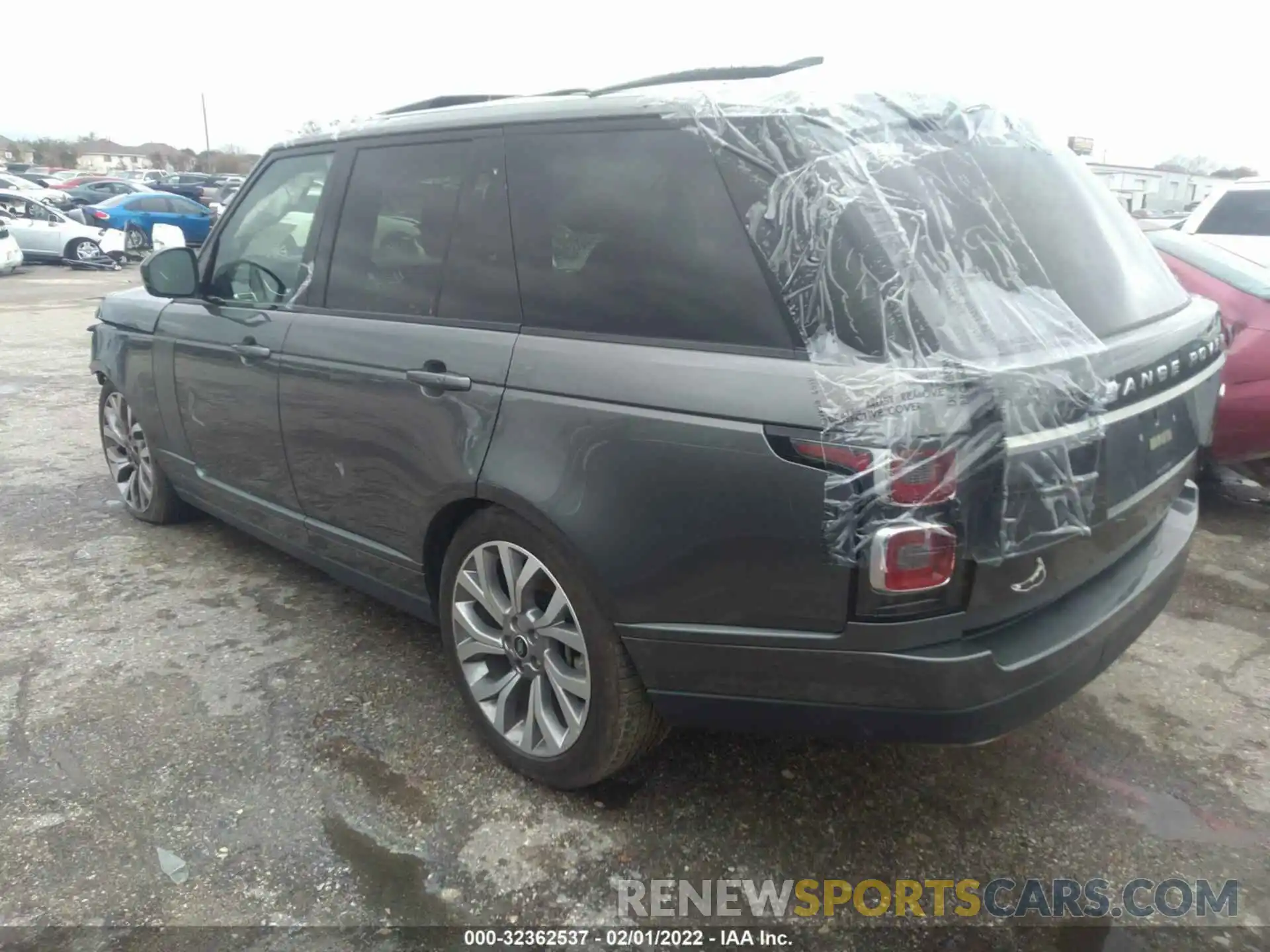 3 Фотография поврежденного автомобиля SALGS2RE0KA536620 LAND ROVER RANGE ROVER 2019