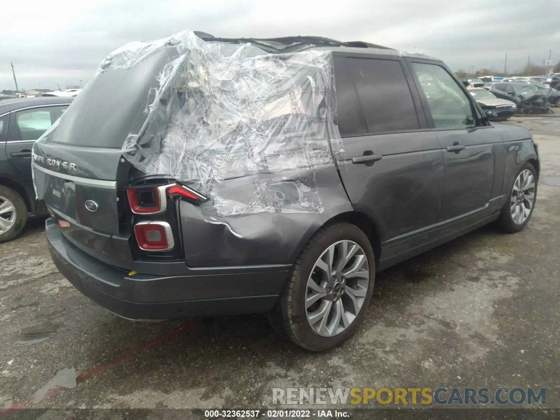 4 Фотография поврежденного автомобиля SALGS2RE0KA536620 LAND ROVER RANGE ROVER 2019