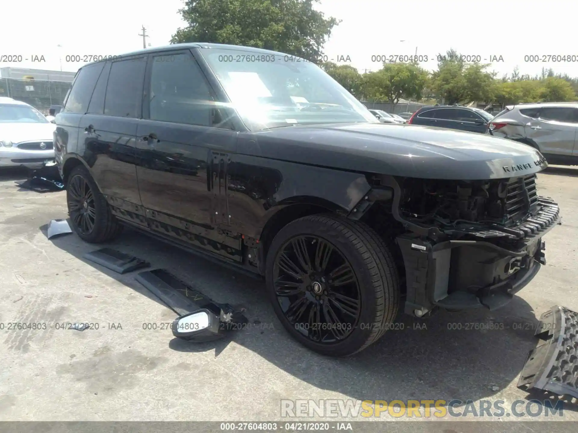 1 Photograph of a damaged car SALGS2RE2KA535338 LAND ROVER RANGE ROVER 2019