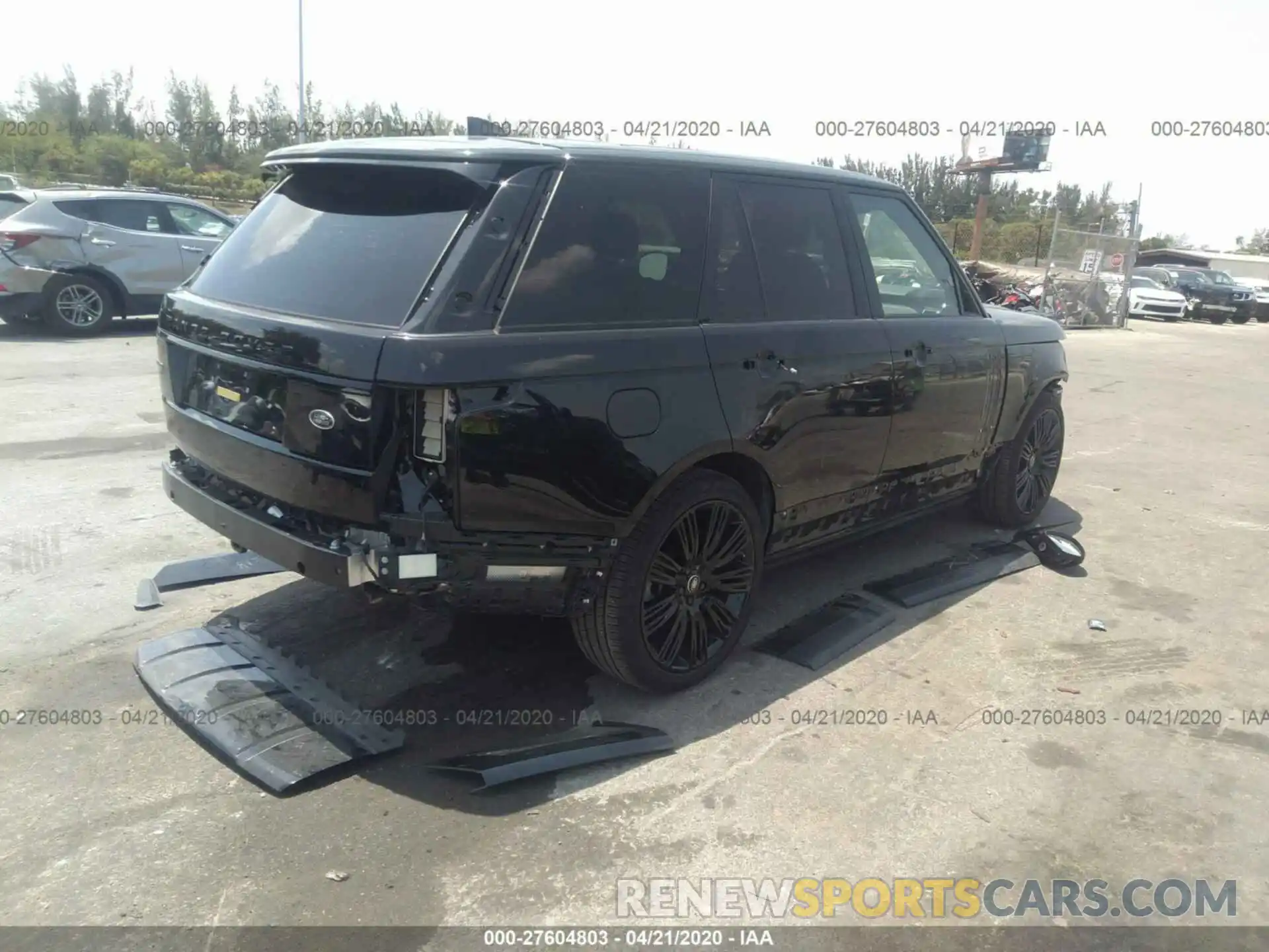 4 Фотография поврежденного автомобиля SALGS2RE2KA535338 LAND ROVER RANGE ROVER 2019