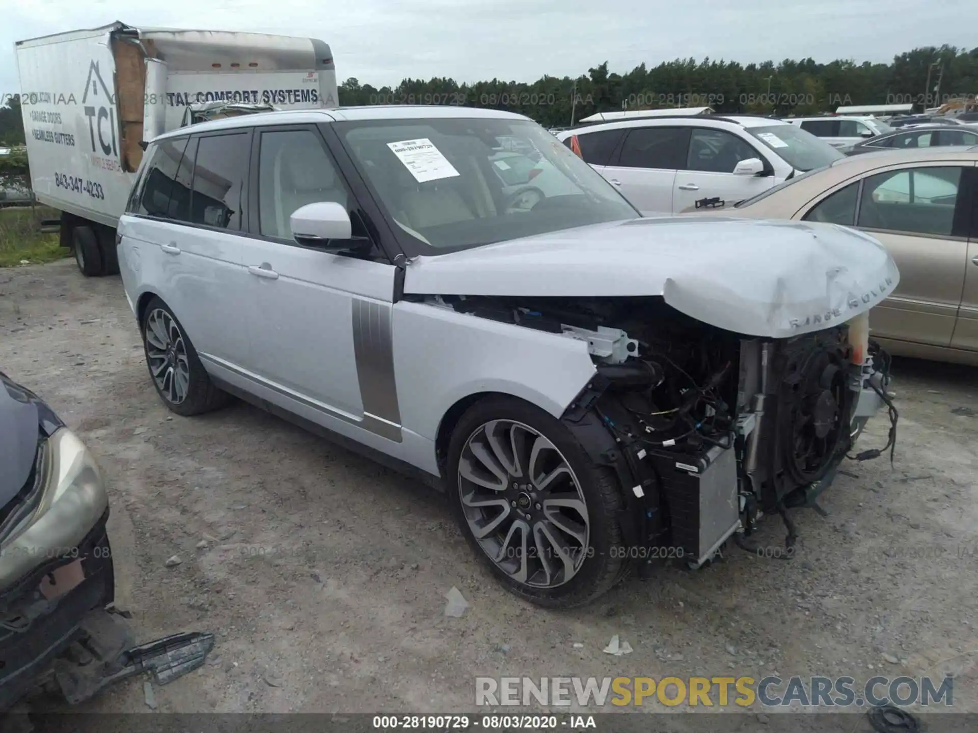 1 Фотография поврежденного автомобиля SALGS2RE5KA534913 LAND ROVER RANGE ROVER 2019