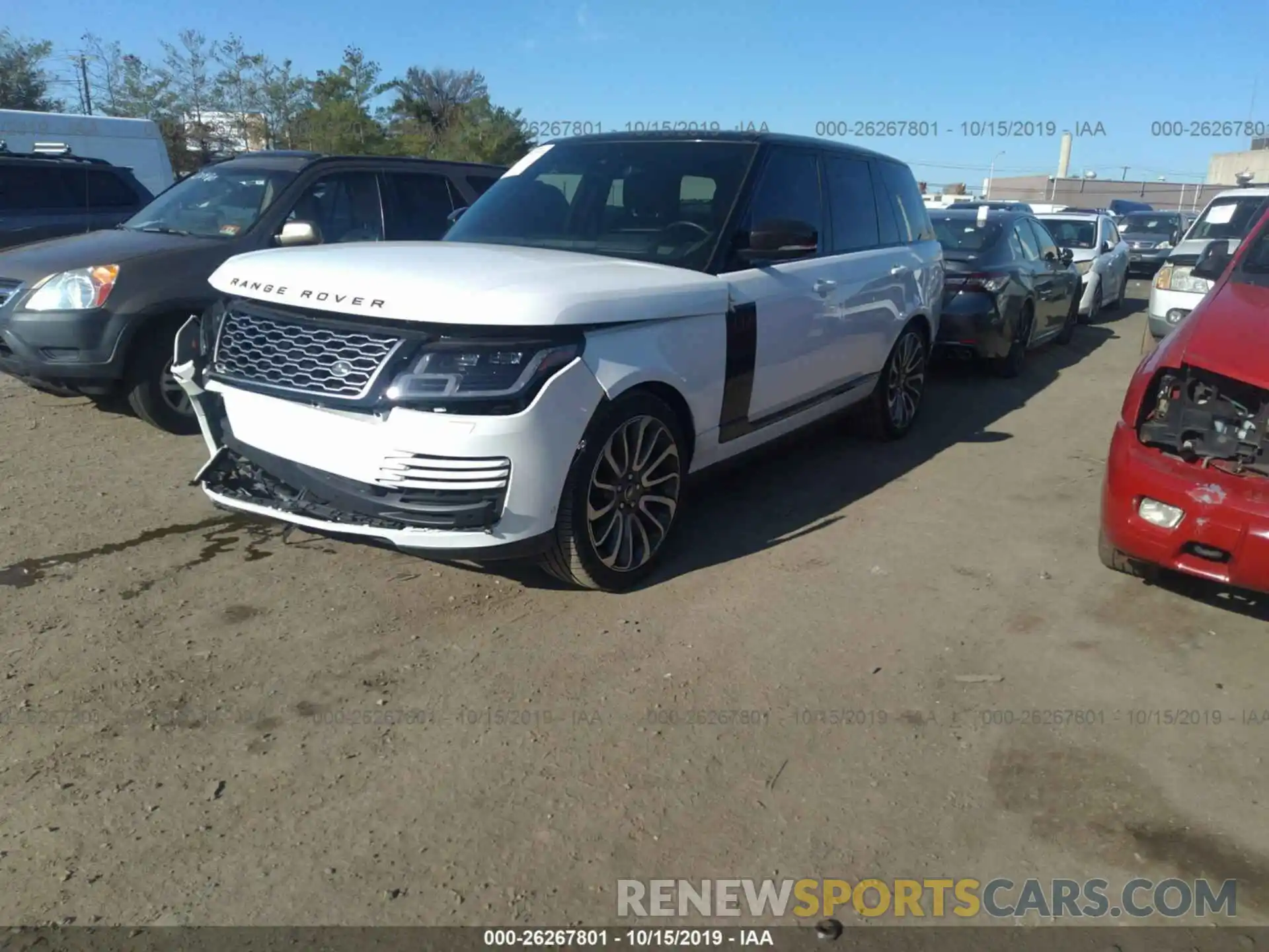 2 Фотография поврежденного автомобиля SALGS2RE6KA520941 LAND ROVER RANGE ROVER 2019