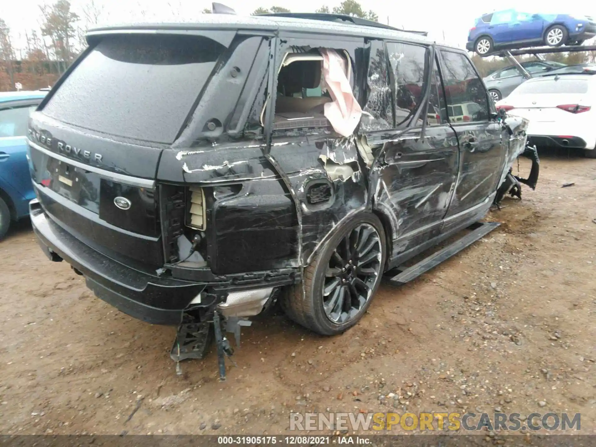 4 Фотография поврежденного автомобиля SALGS2RE8KA523033 LAND ROVER RANGE ROVER 2019