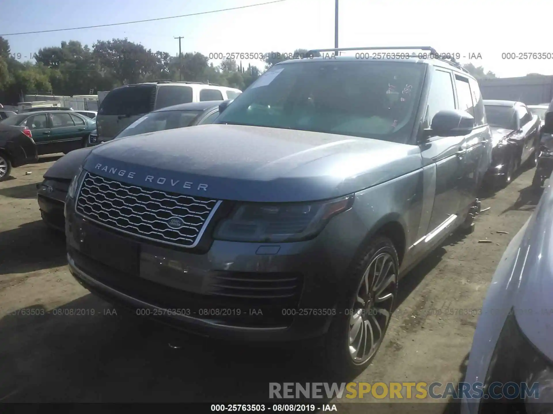 2 Фотография поврежденного автомобиля SALGS2RE8KA541869 LAND ROVER RANGE ROVER 2019