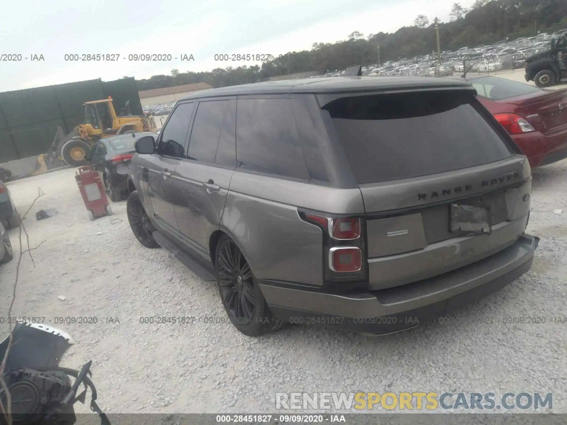 3 Фотография поврежденного автомобиля SALGS2RE9KA517094 LAND ROVER RANGE ROVER 2019