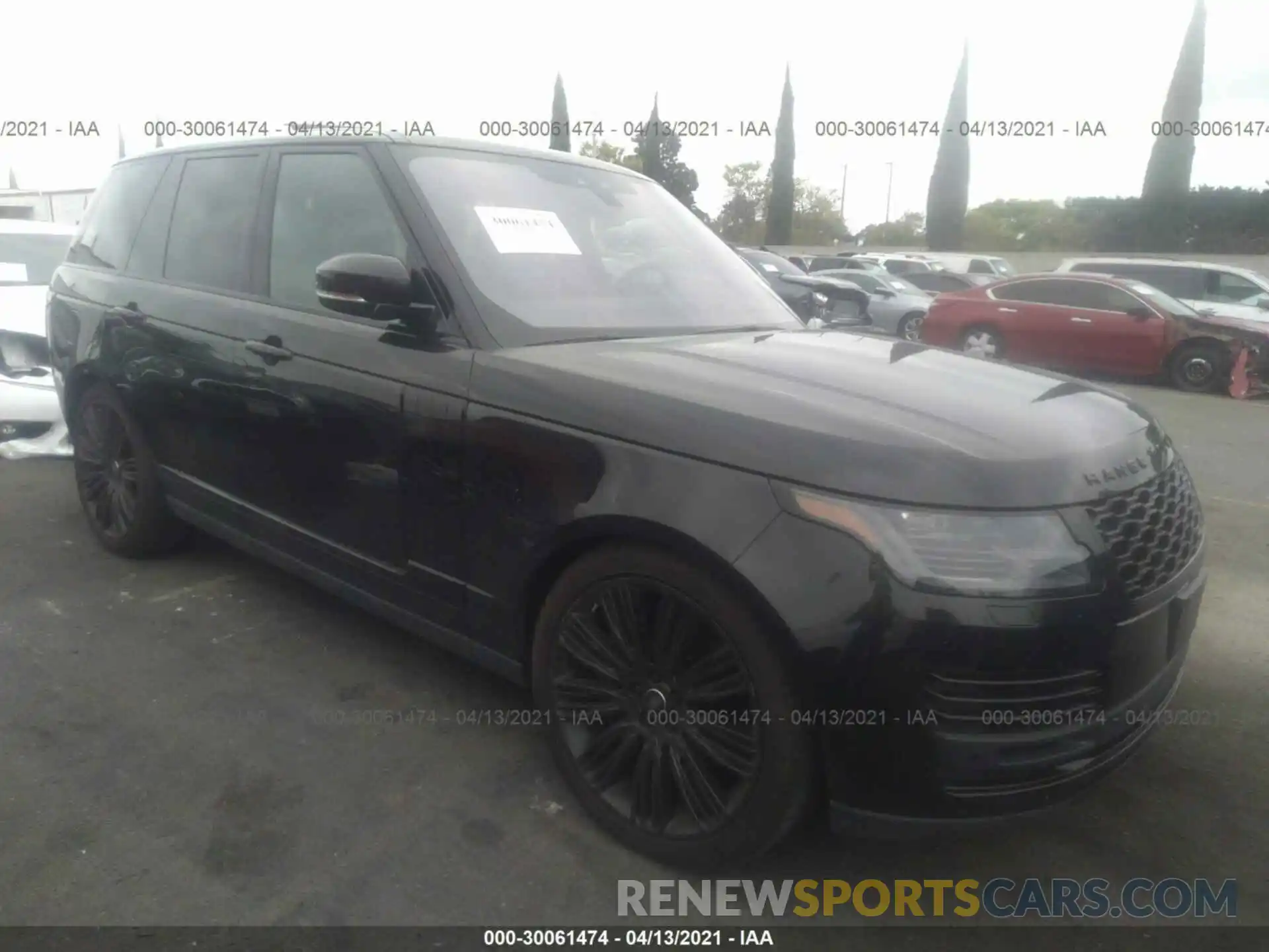 1 Фотография поврежденного автомобиля SALGS2RE9KA534171 LAND ROVER RANGE ROVER 2019