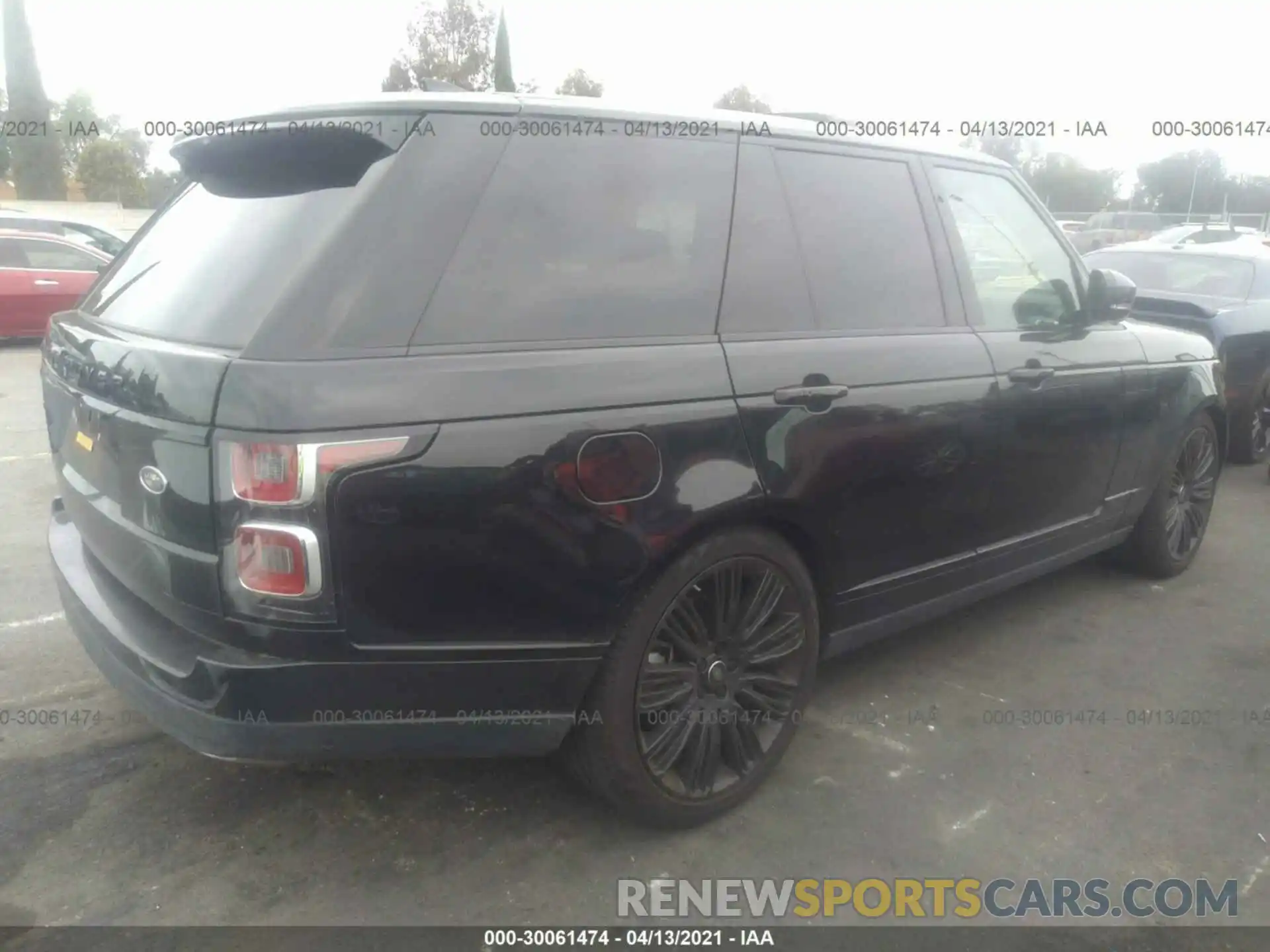 4 Photograph of a damaged car SALGS2RE9KA534171 LAND ROVER RANGE ROVER 2019