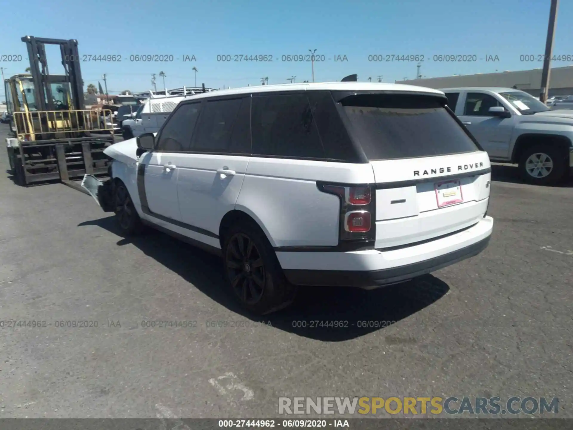 3 Photograph of a damaged car SALGS2RE9KA545655 LAND ROVER RANGE ROVER 2019