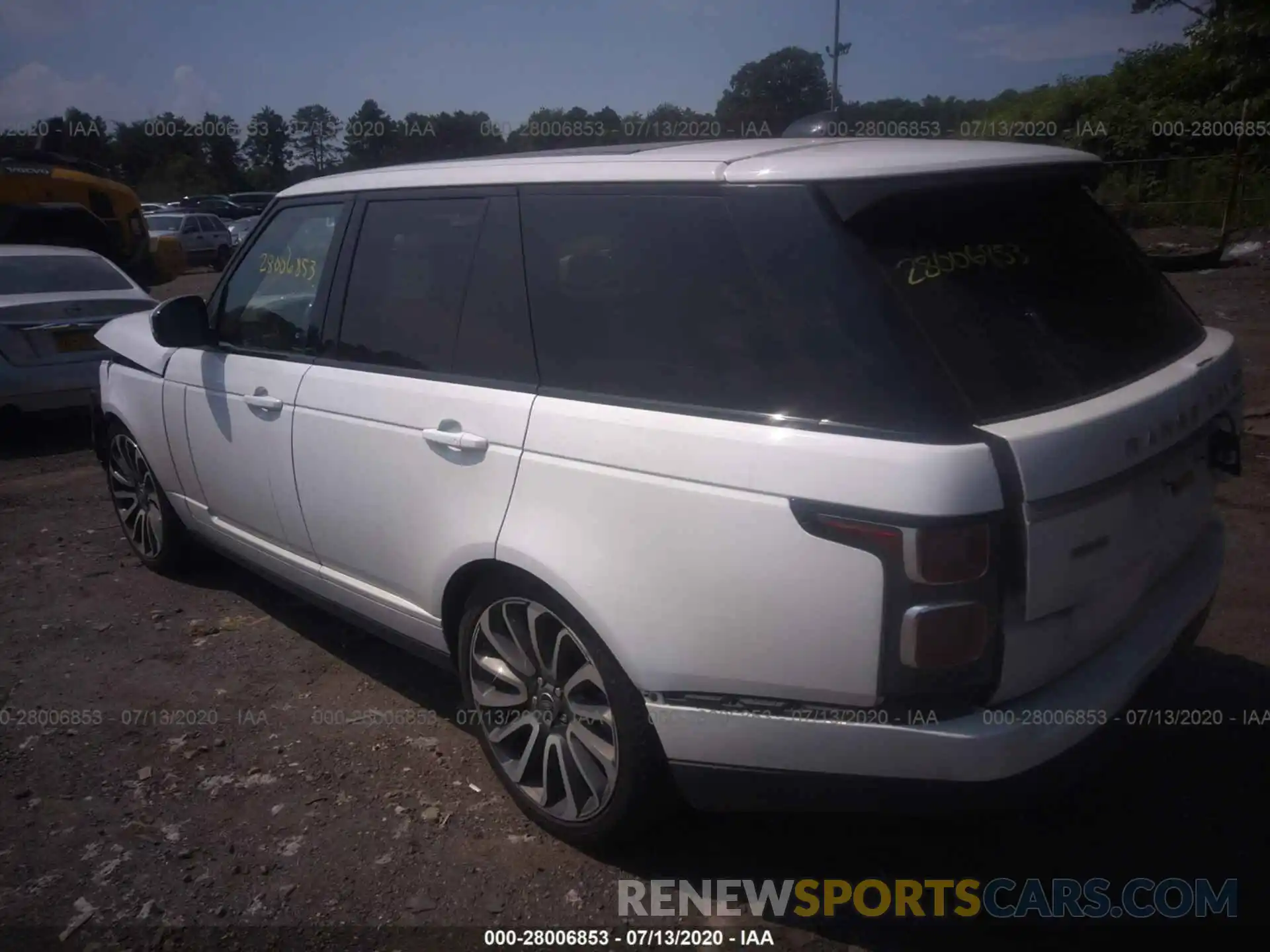 3 Photograph of a damaged car SALGS2REXKA527343 LAND ROVER RANGE ROVER 2019