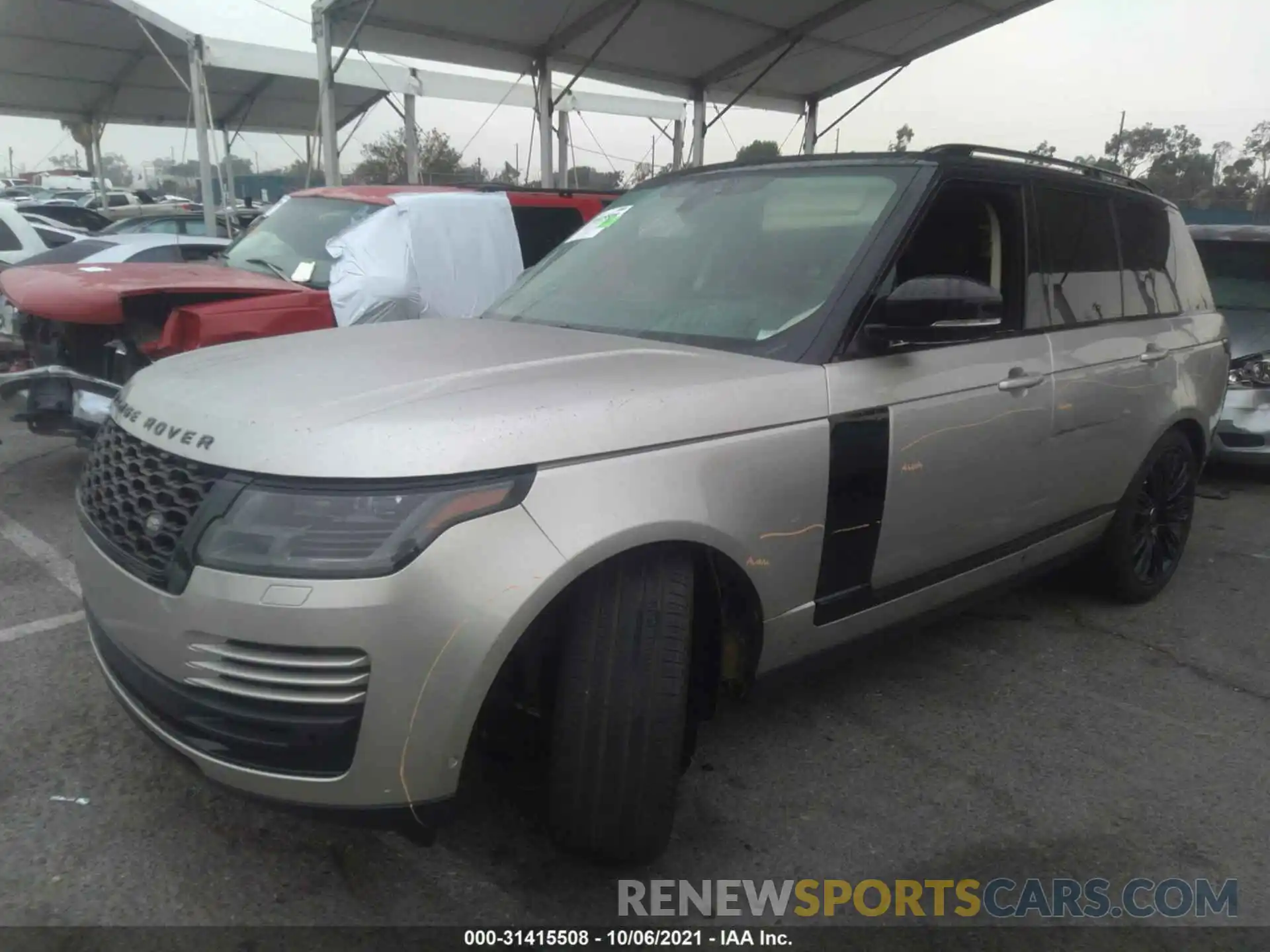 2 Фотография поврежденного автомобиля SALGS2REXKA555529 LAND ROVER RANGE ROVER 2019