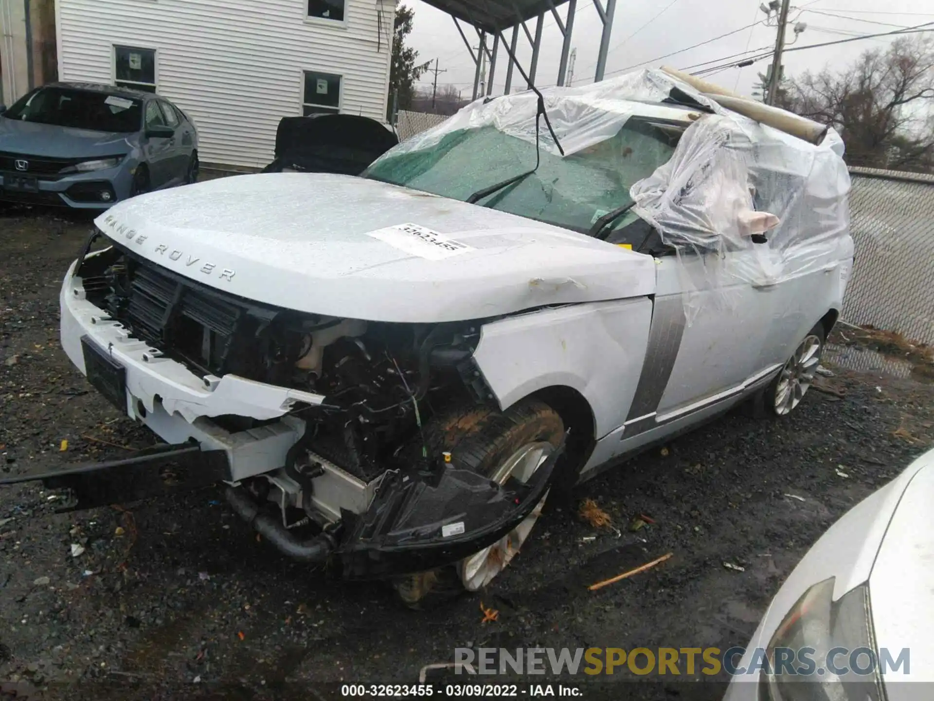 2 Photograph of a damaged car SALGS2RK7KA543781 LAND ROVER RANGE ROVER 2019