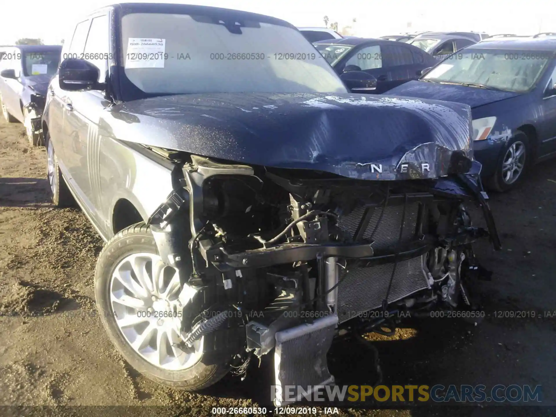 1 Photograph of a damaged car SALGS2SV0KA528463 LAND ROVER RANGE ROVER 2019