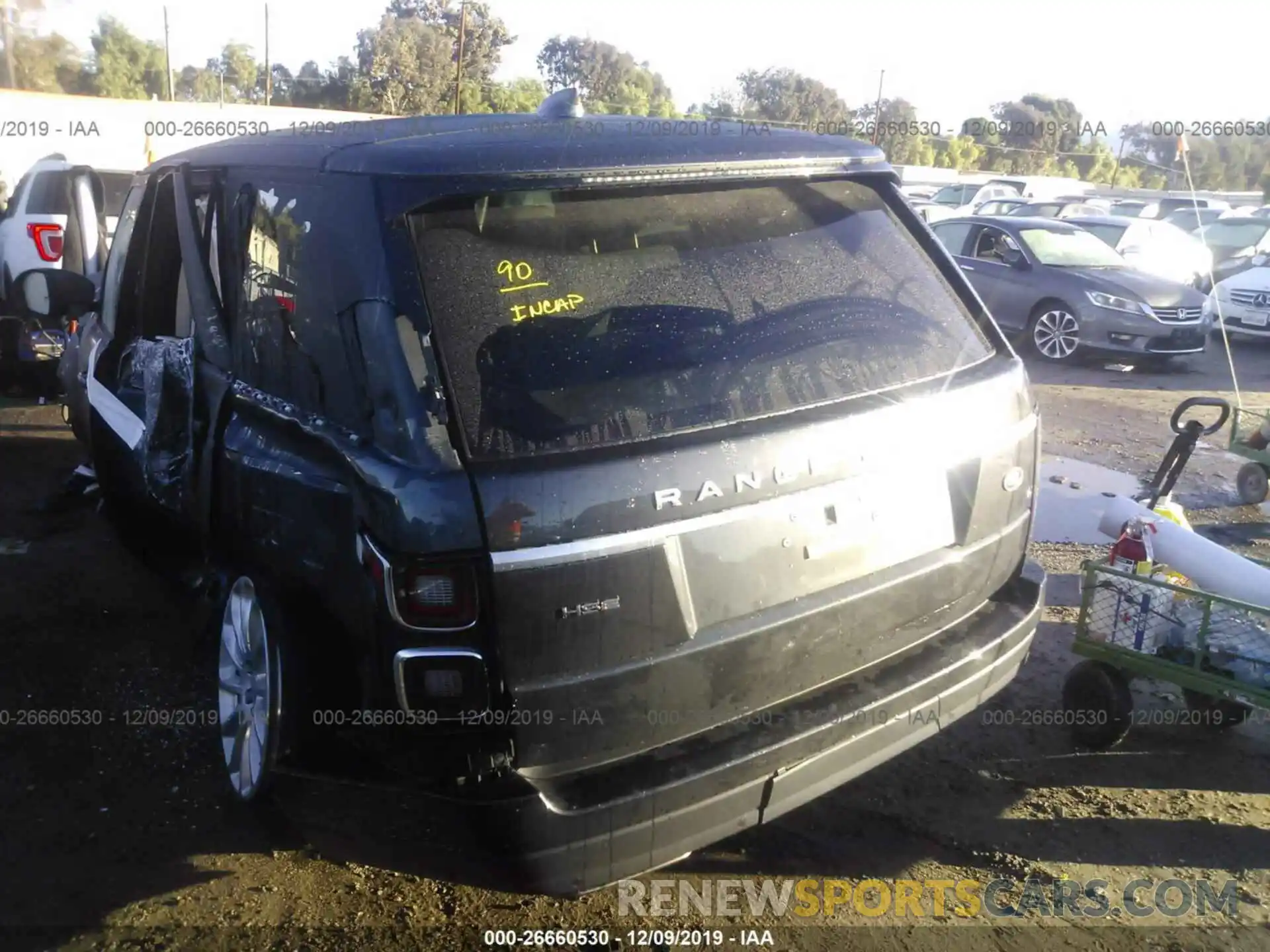 3 Photograph of a damaged car SALGS2SV0KA528463 LAND ROVER RANGE ROVER 2019