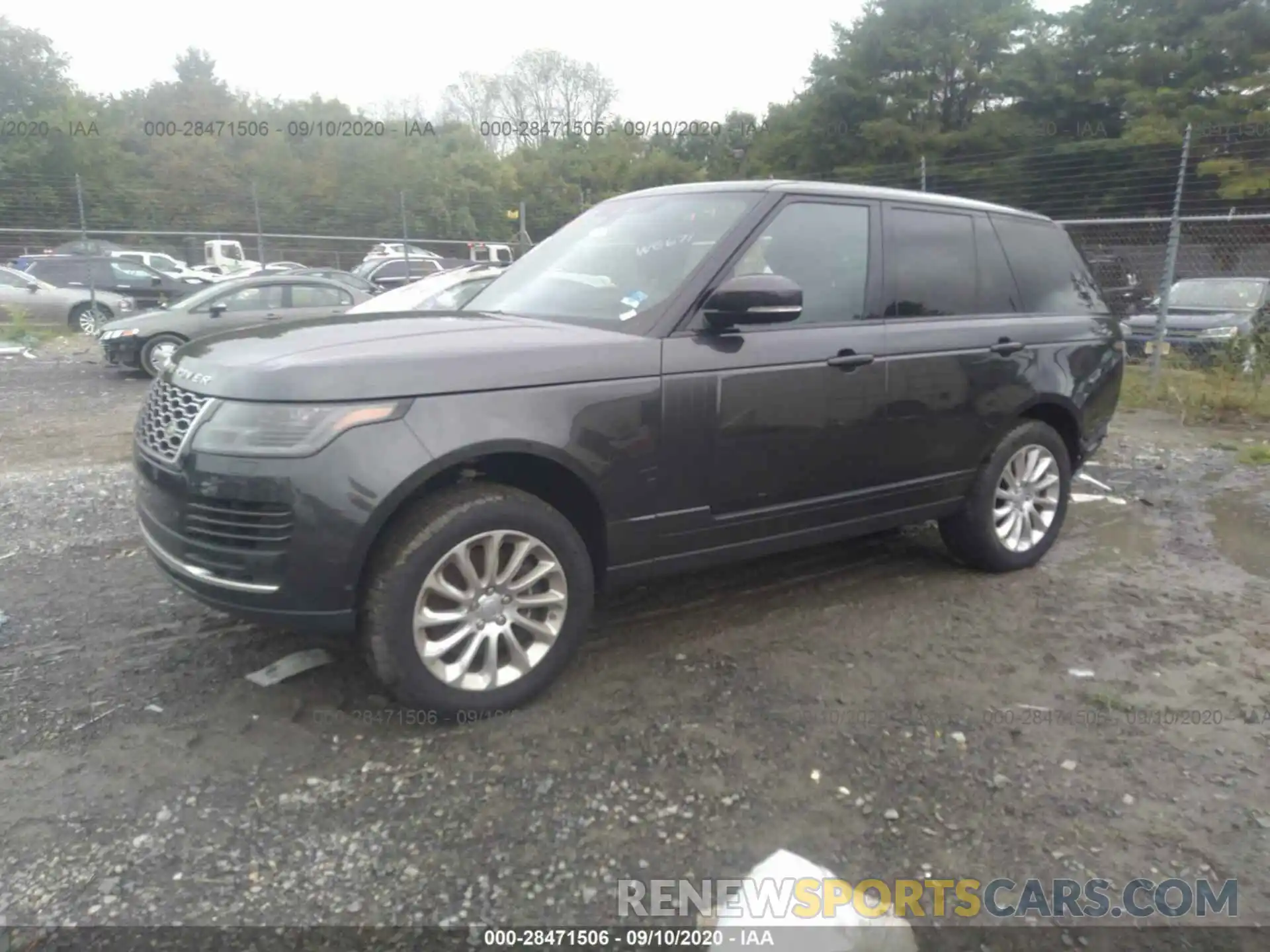 2 Фотография поврежденного автомобиля SALGS2SV0KA533341 LAND ROVER RANGE ROVER 2019