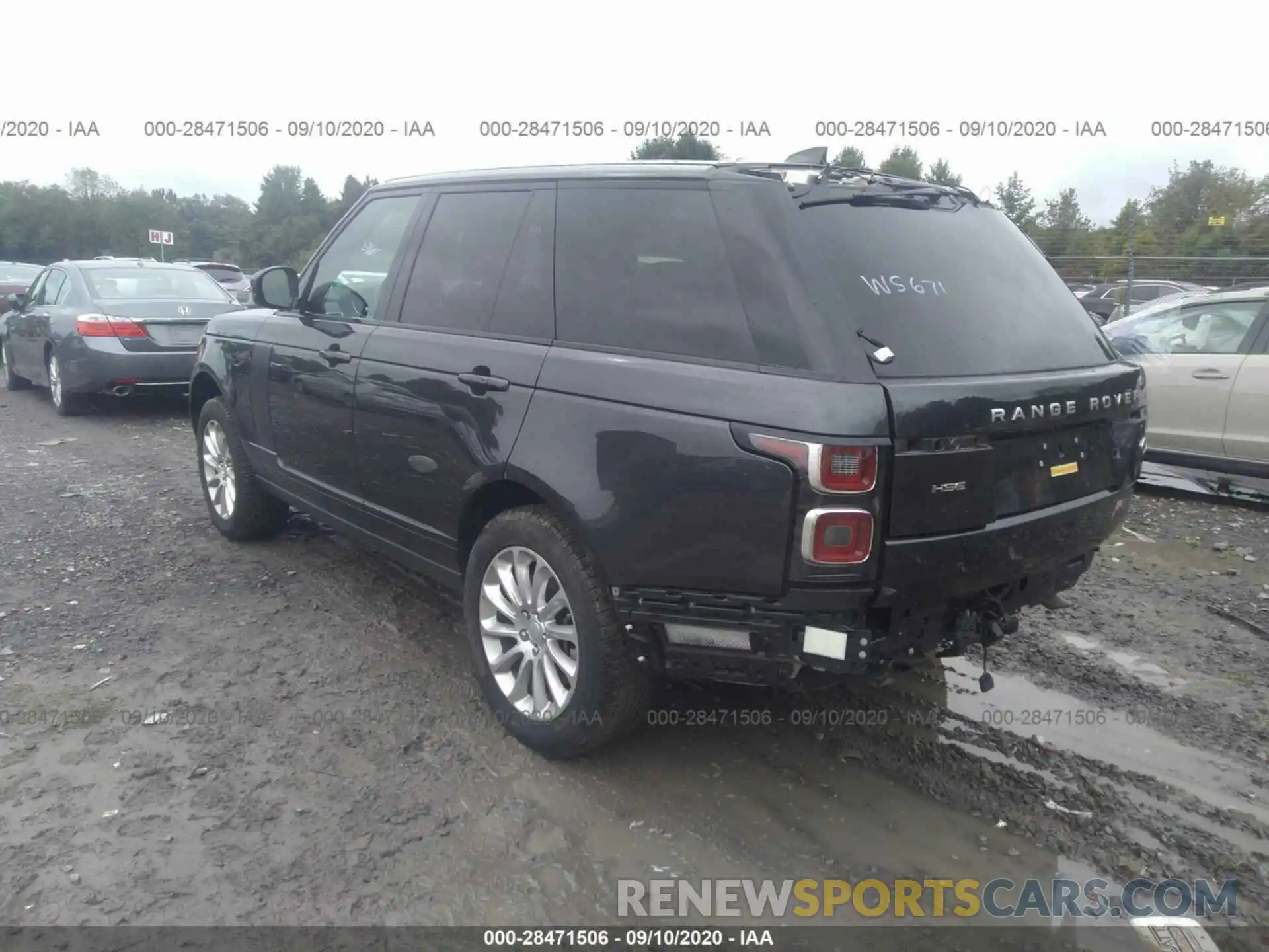 3 Фотография поврежденного автомобиля SALGS2SV0KA533341 LAND ROVER RANGE ROVER 2019