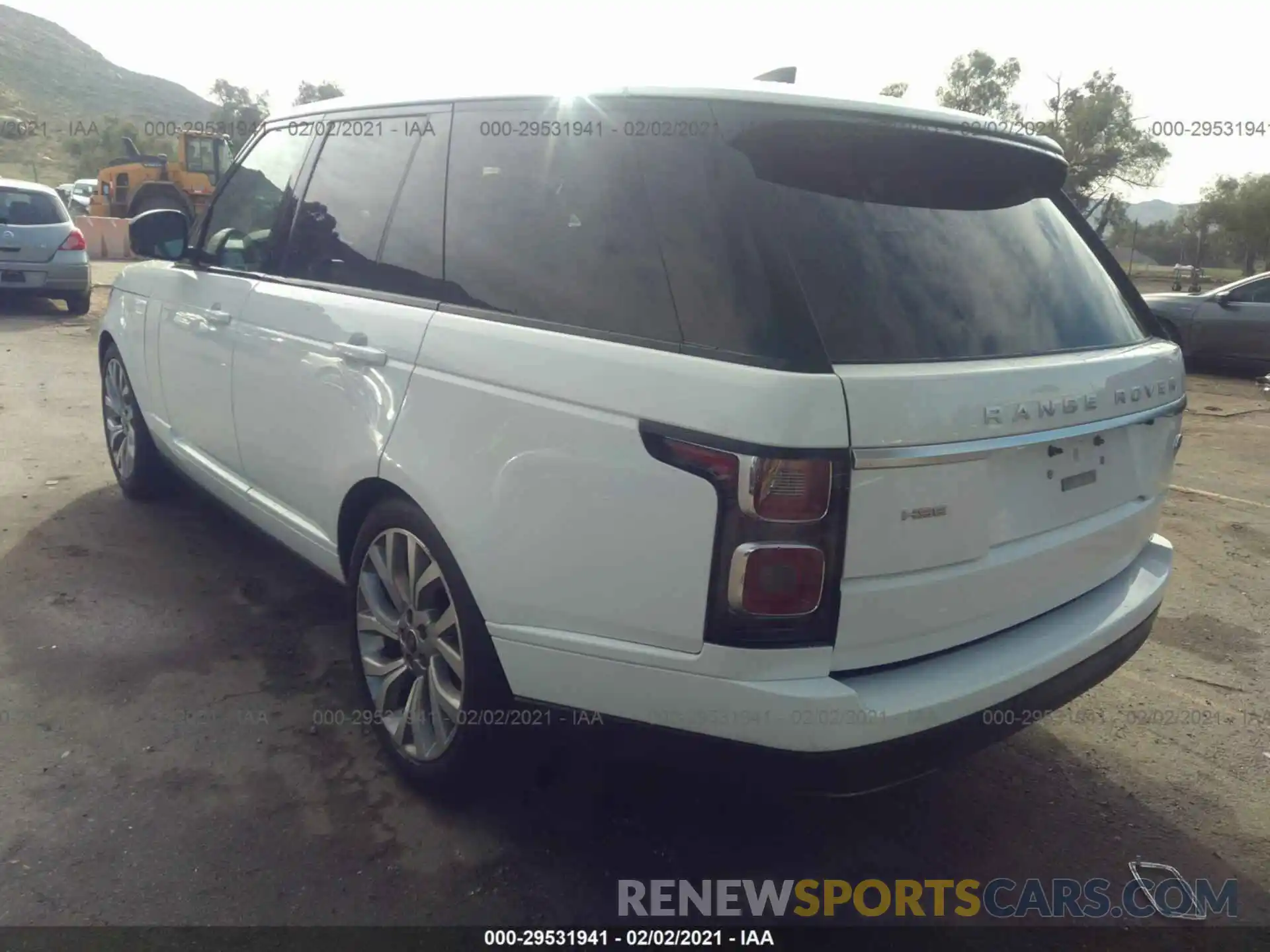 3 Photograph of a damaged car SALGS2SV0KA552844 LAND ROVER RANGE ROVER 2019