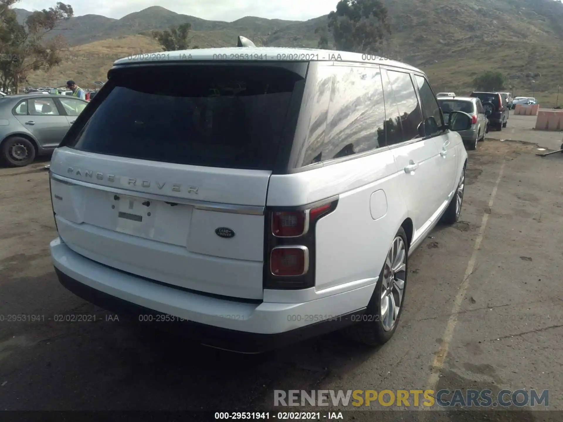 4 Фотография поврежденного автомобиля SALGS2SV0KA552844 LAND ROVER RANGE ROVER 2019