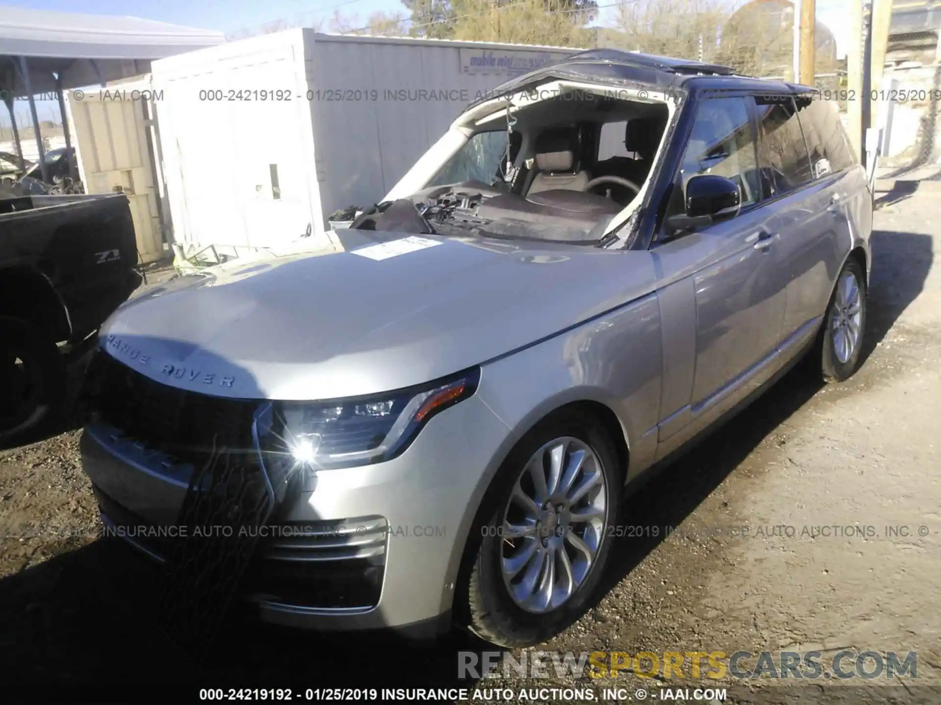 2 Фотография поврежденного автомобиля SALGS2SV3KA527601 LAND ROVER RANGE ROVER 2019