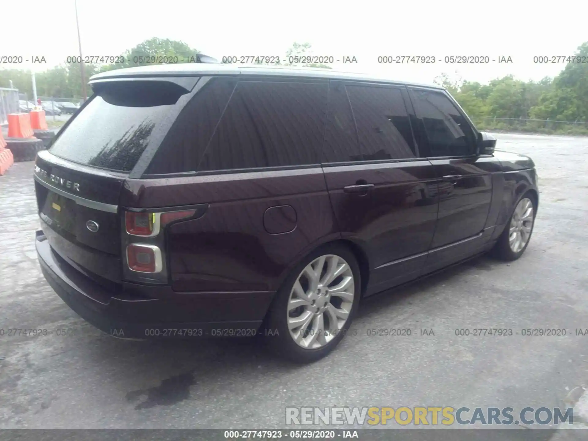 4 Фотография поврежденного автомобиля SALGS2SV4KA520320 LAND ROVER RANGE ROVER 2019