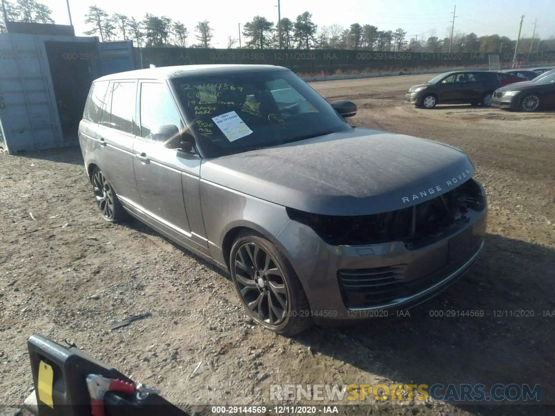 1 Фотография поврежденного автомобиля SALGS2SV4KA543628 LAND ROVER RANGE ROVER 2019