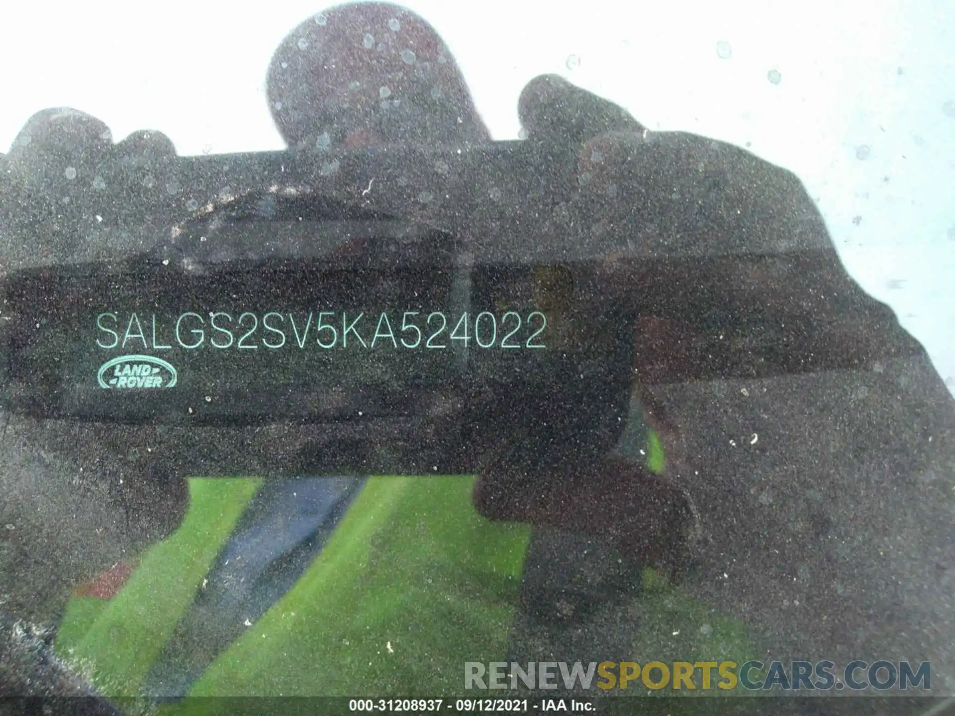 9 Photograph of a damaged car SALGS2SV5KA524022 LAND ROVER RANGE ROVER 2019