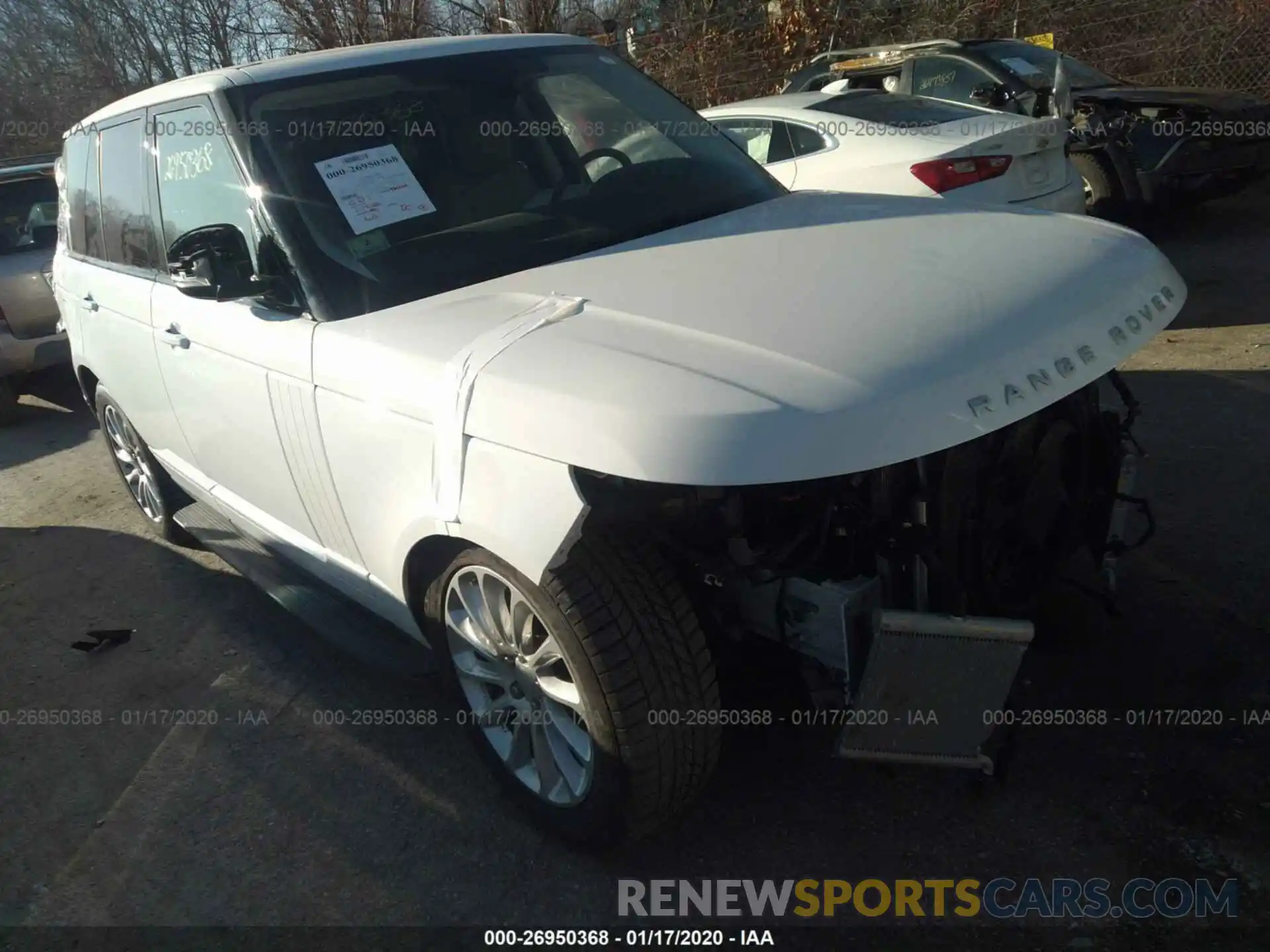 1 Photograph of a damaged car SALGS2SV5KA539541 LAND ROVER RANGE ROVER 2019