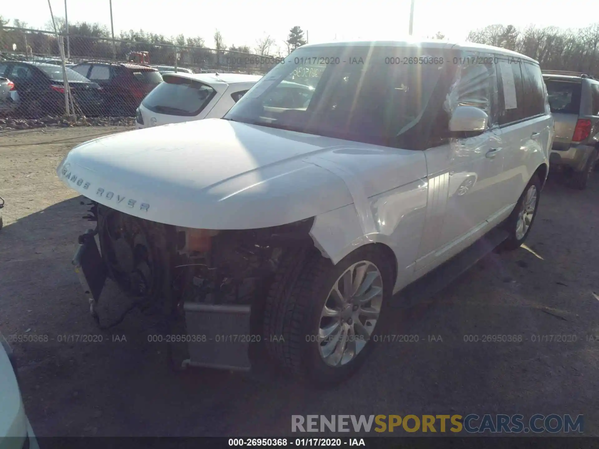 2 Фотография поврежденного автомобиля SALGS2SV5KA539541 LAND ROVER RANGE ROVER 2019