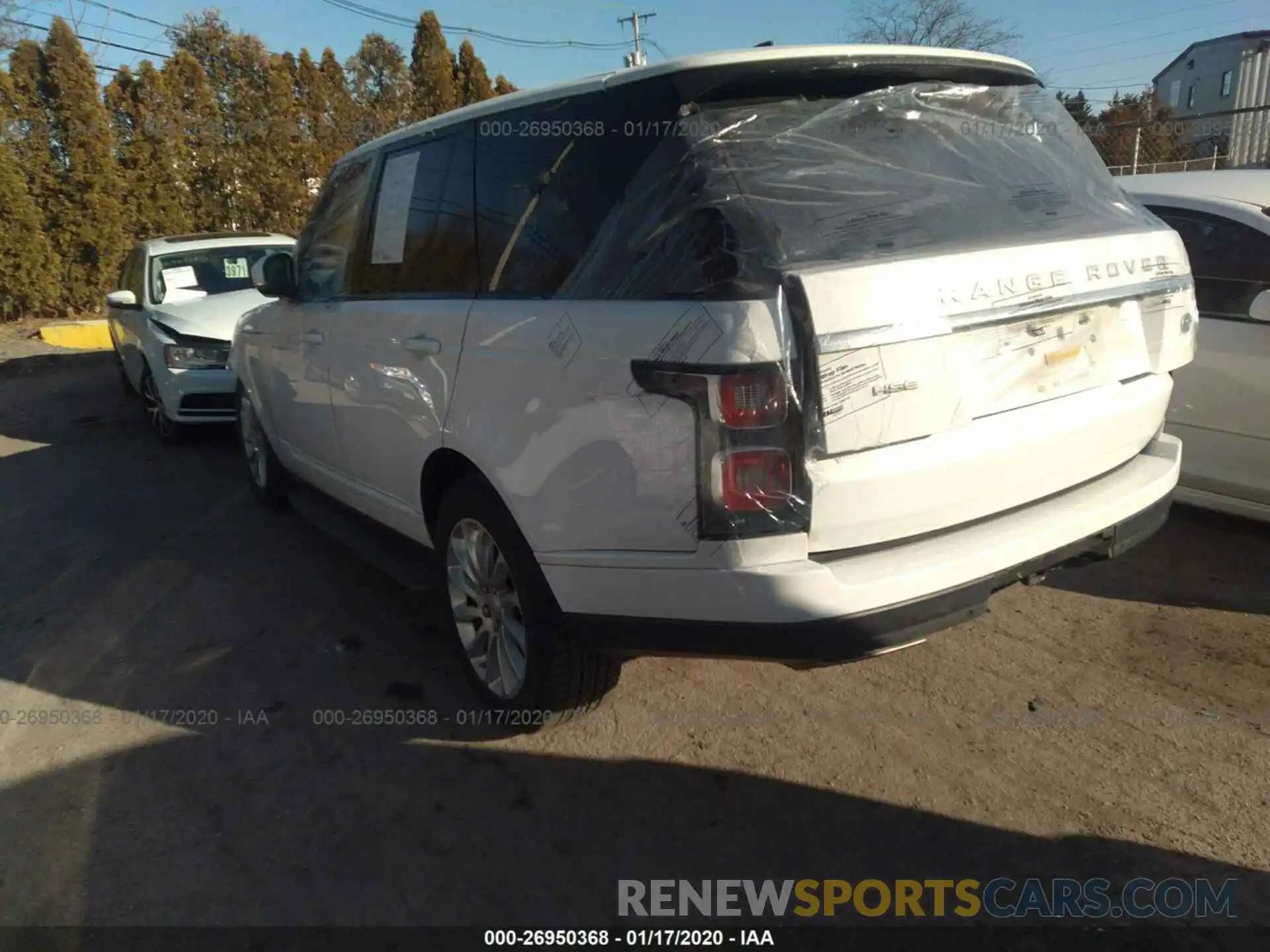 3 Photograph of a damaged car SALGS2SV5KA539541 LAND ROVER RANGE ROVER 2019