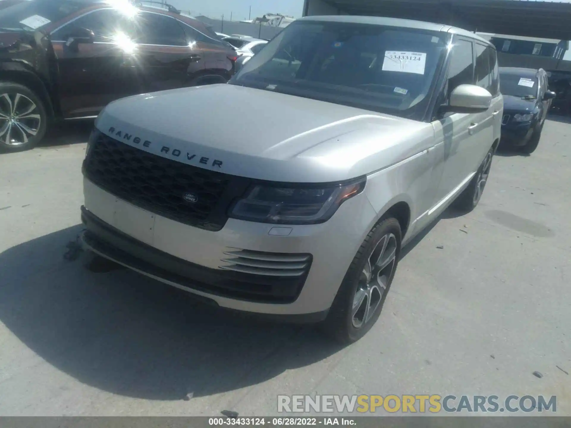 2 Фотография поврежденного автомобиля SALGS2SV5KA541094 LAND ROVER RANGE ROVER 2019