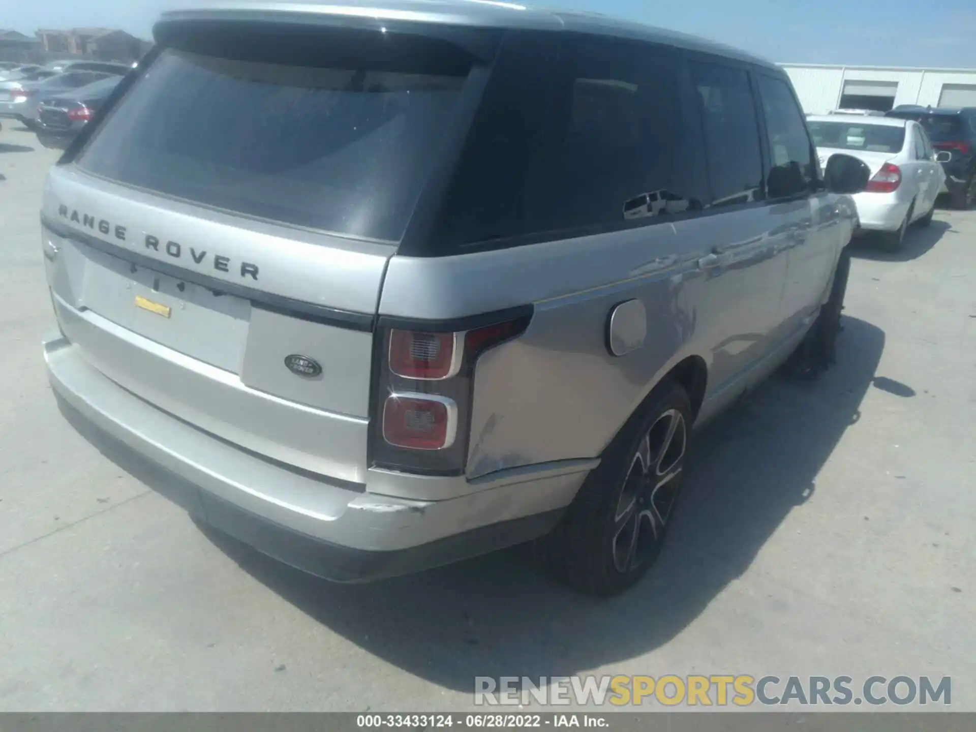 4 Фотография поврежденного автомобиля SALGS2SV5KA541094 LAND ROVER RANGE ROVER 2019