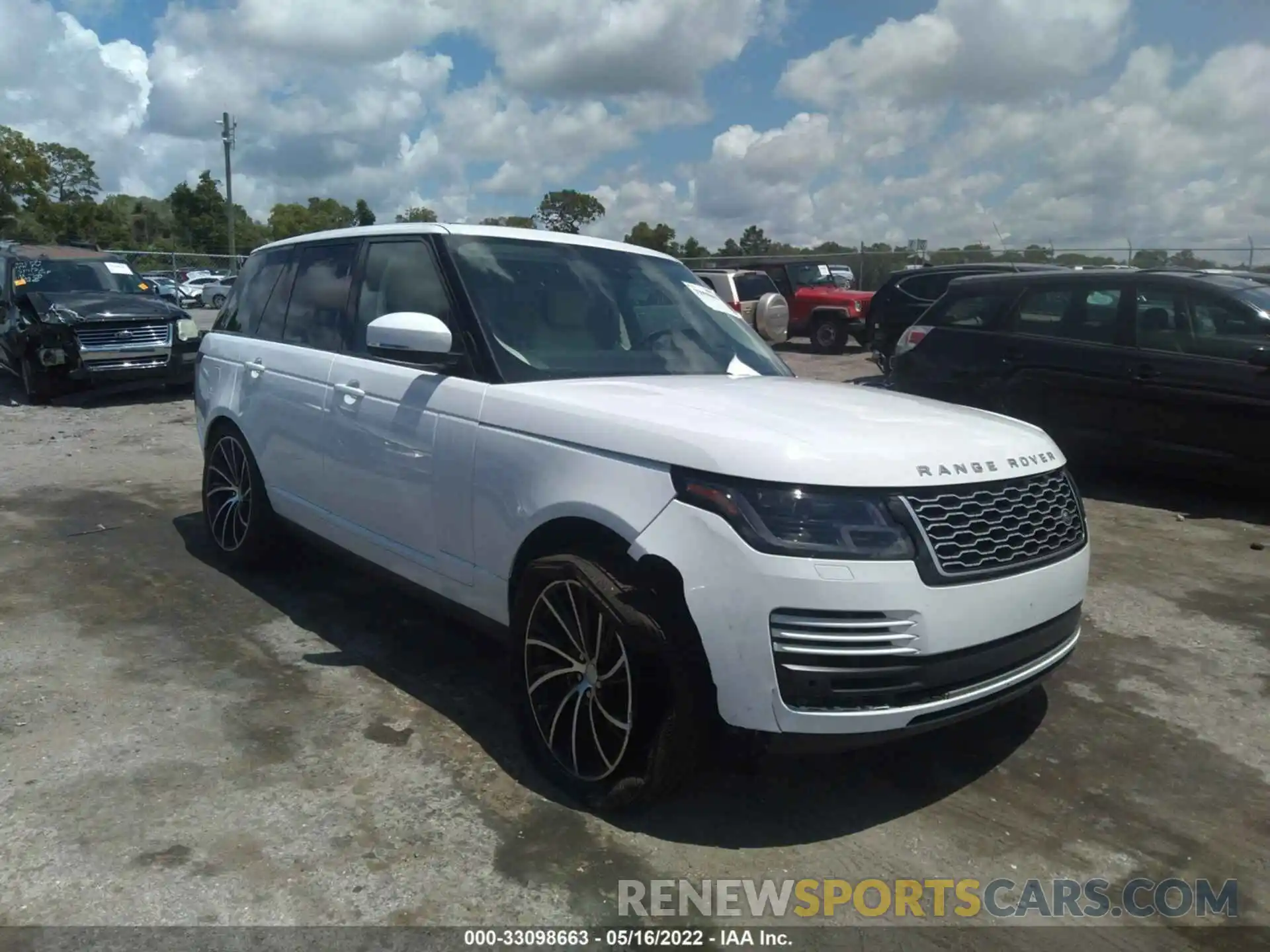 1 Photograph of a damaged car SALGS2SV7KA527293 LAND ROVER RANGE ROVER 2019