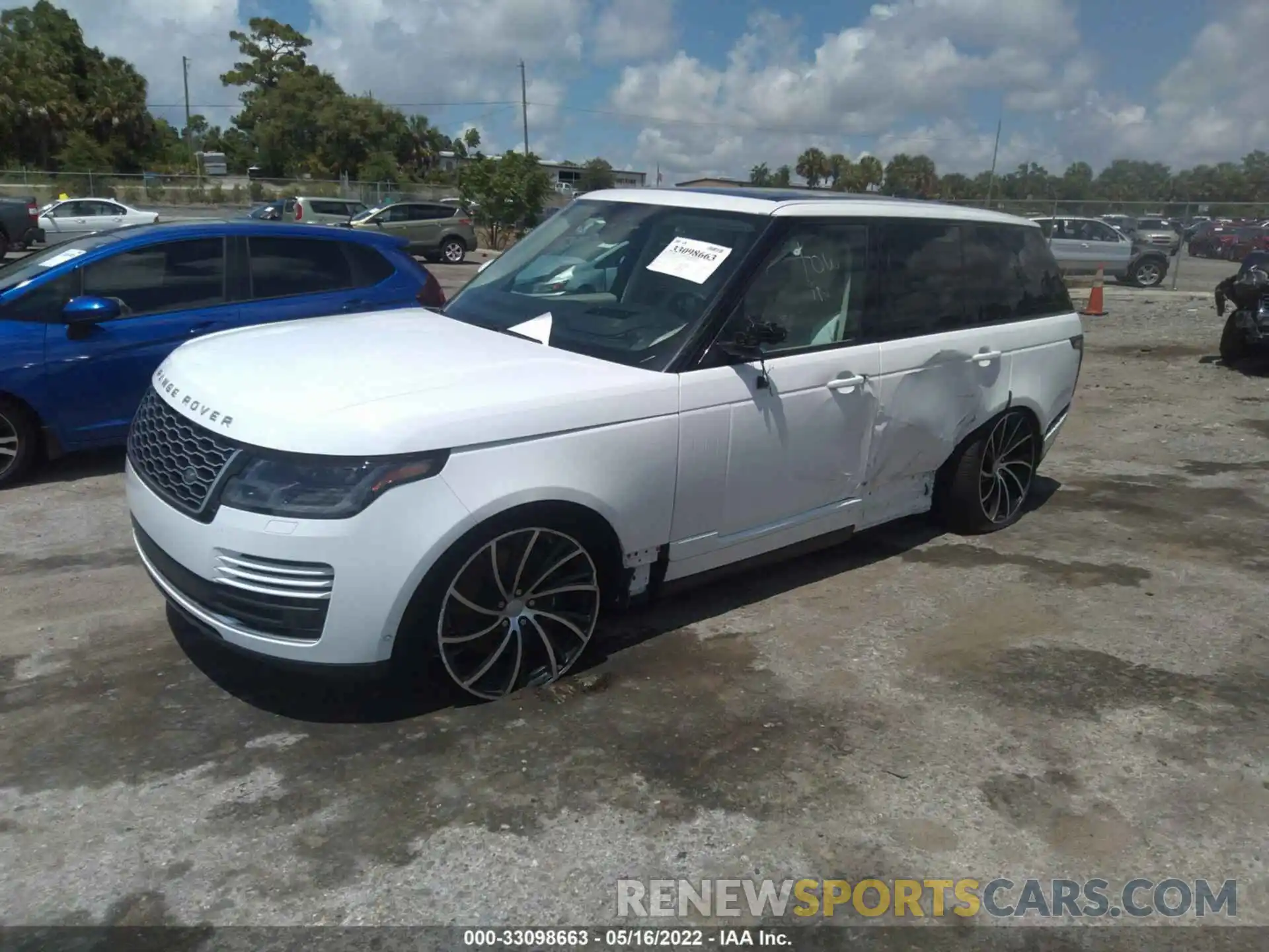 2 Фотография поврежденного автомобиля SALGS2SV7KA527293 LAND ROVER RANGE ROVER 2019