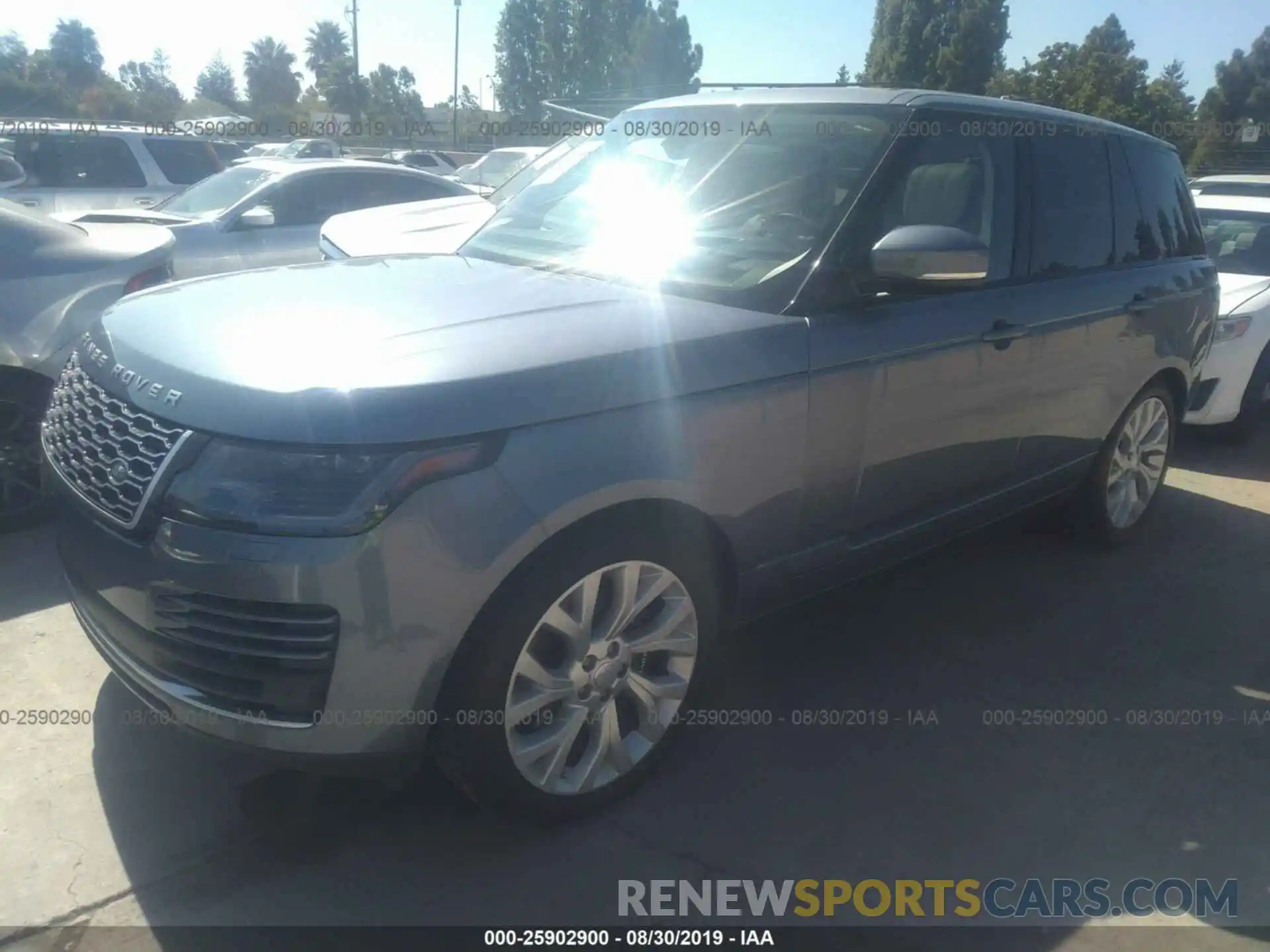 2 Photograph of a damaged car SALGS2SV7KA533885 LAND ROVER RANGE ROVER 2019