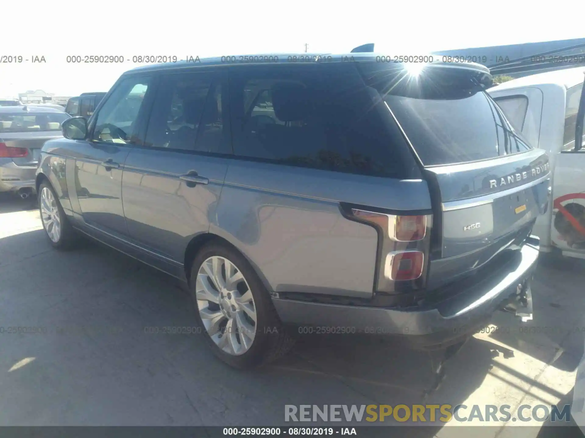 3 Photograph of a damaged car SALGS2SV7KA533885 LAND ROVER RANGE ROVER 2019