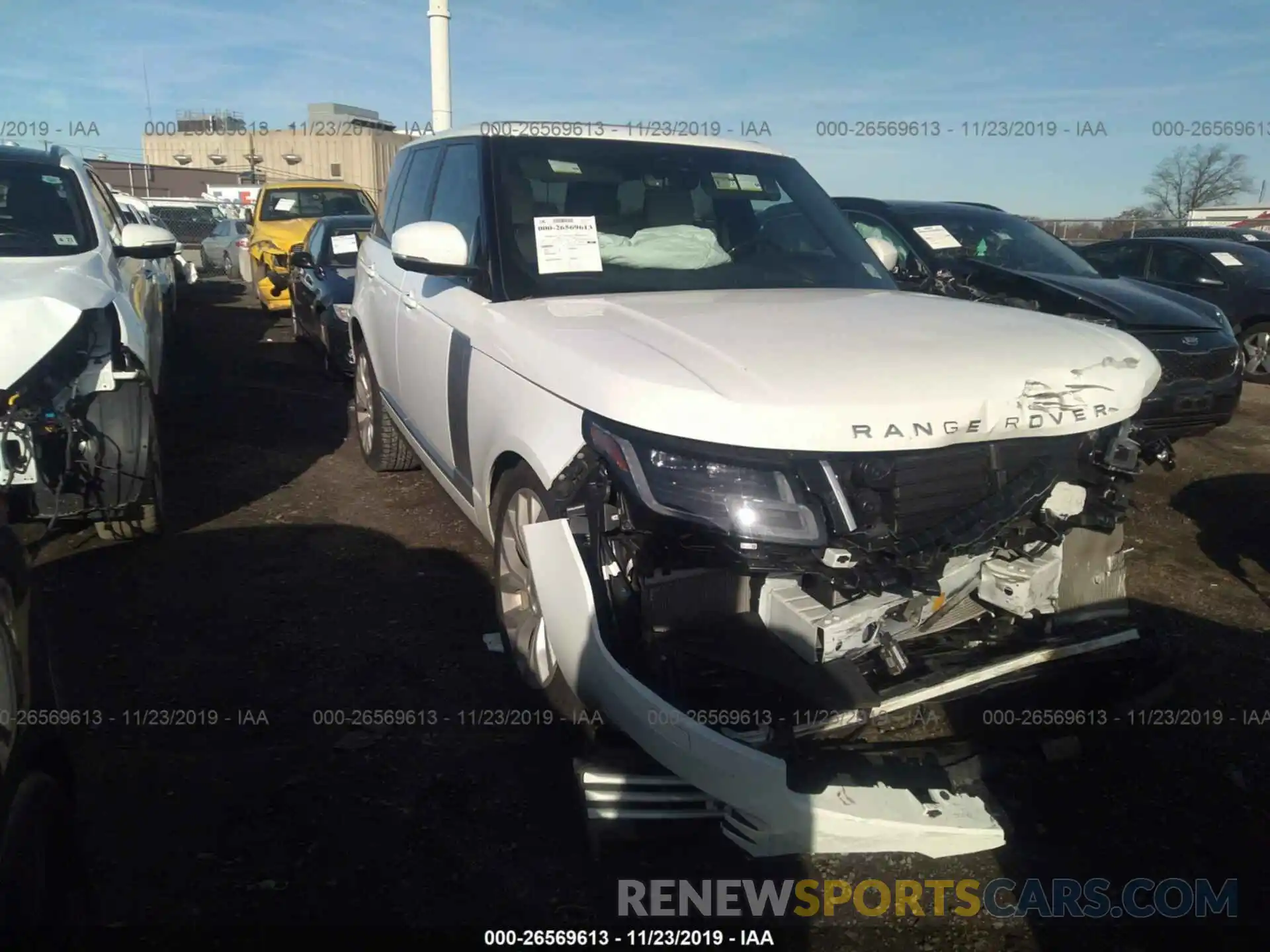 1 Photograph of a damaged car SALGS2SV7KA541033 LAND ROVER RANGE ROVER 2019