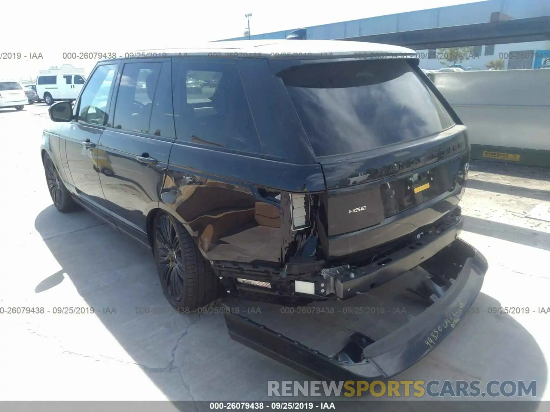 3 Photograph of a damaged car SALGS2SV7KA548595 LAND ROVER RANGE ROVER 2019