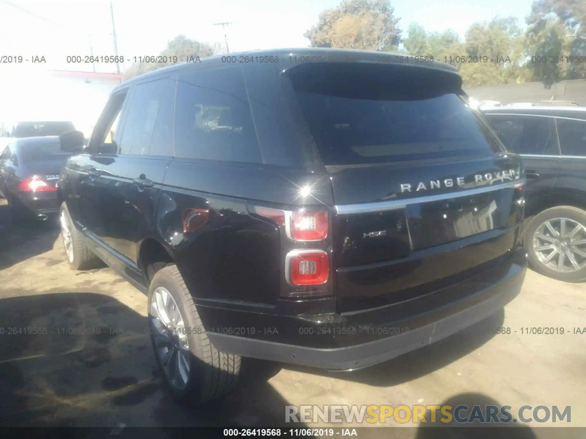 3 Photograph of a damaged car SALGS2SV7KA550721 LAND ROVER RANGE ROVER 2019