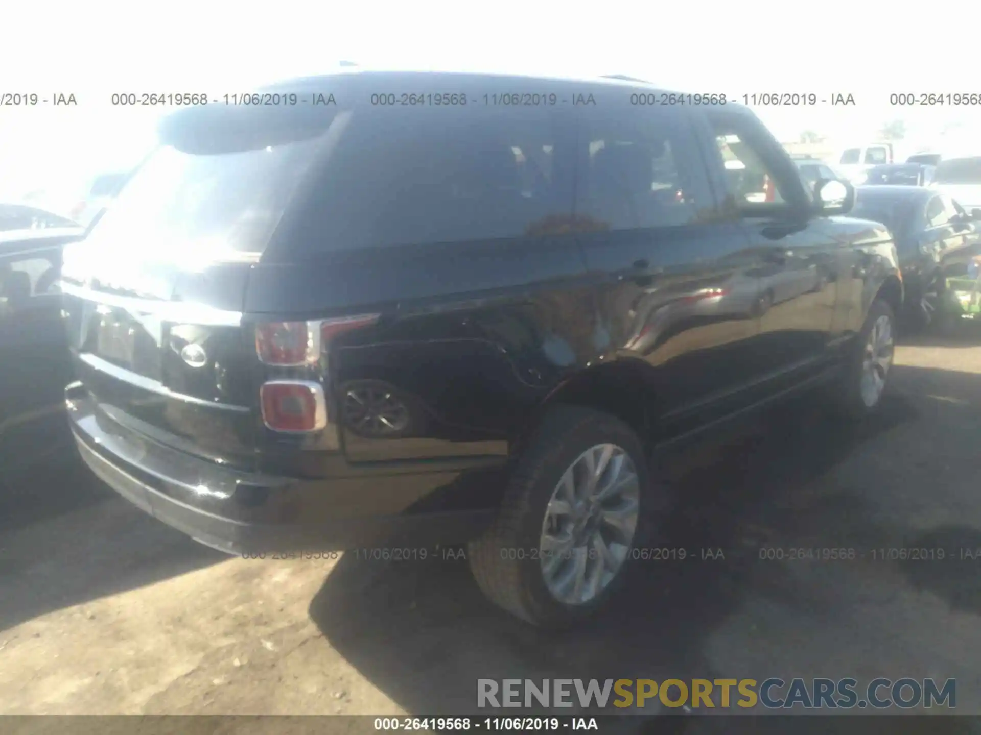 4 Photograph of a damaged car SALGS2SV7KA550721 LAND ROVER RANGE ROVER 2019