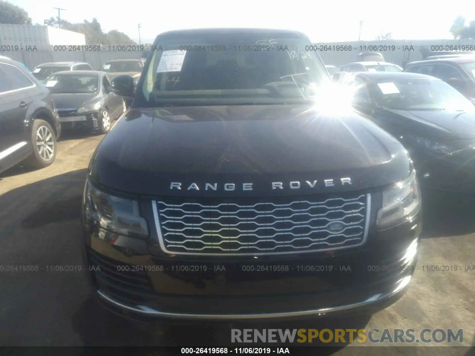 6 Photograph of a damaged car SALGS2SV7KA550721 LAND ROVER RANGE ROVER 2019