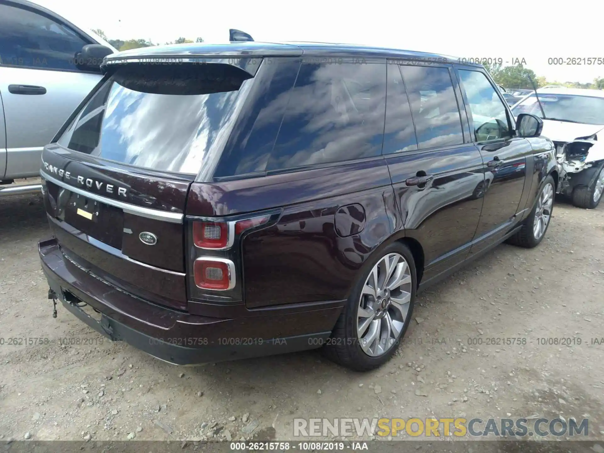 4 Photograph of a damaged car SALGS2SV8KA525522 LAND ROVER RANGE ROVER 2019