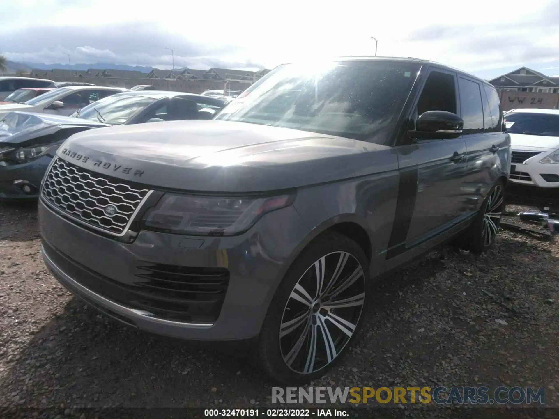 2 Фотография поврежденного автомобиля SALGS2SV8KA545575 LAND ROVER RANGE ROVER 2019