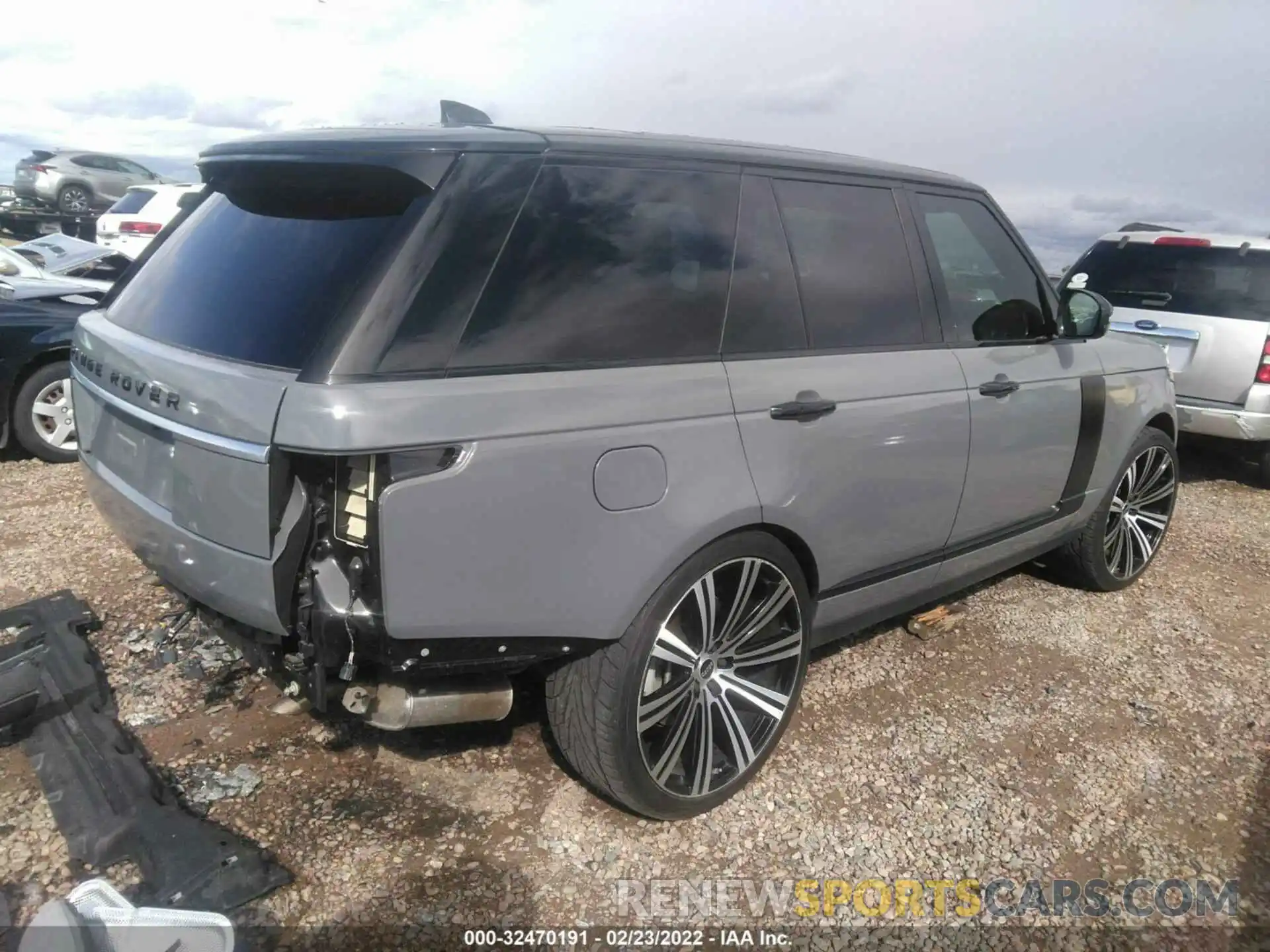 4 Фотография поврежденного автомобиля SALGS2SV8KA545575 LAND ROVER RANGE ROVER 2019