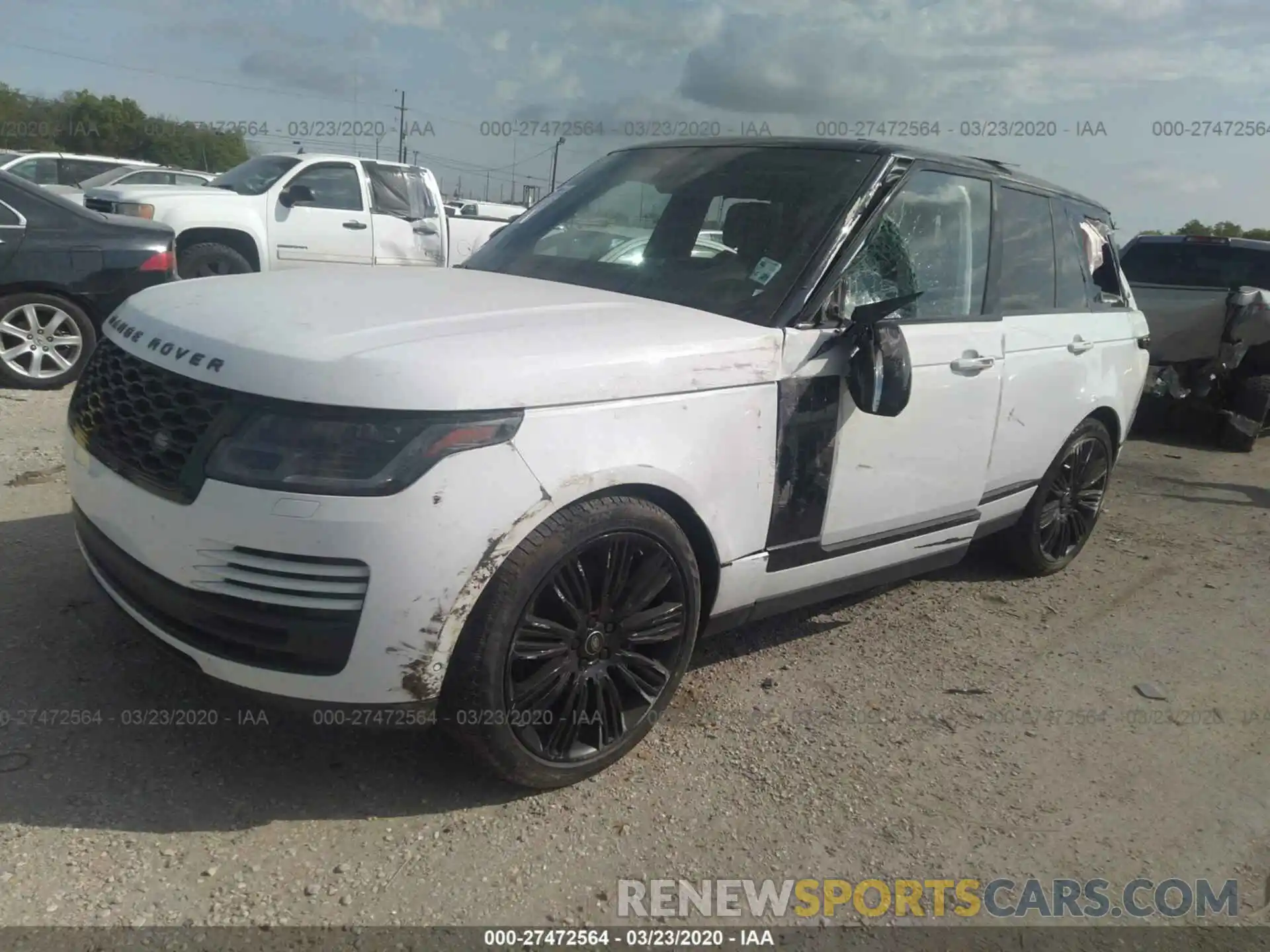 2 Photograph of a damaged car SALGS2SV9KA519079 LAND ROVER RANGE ROVER 2019