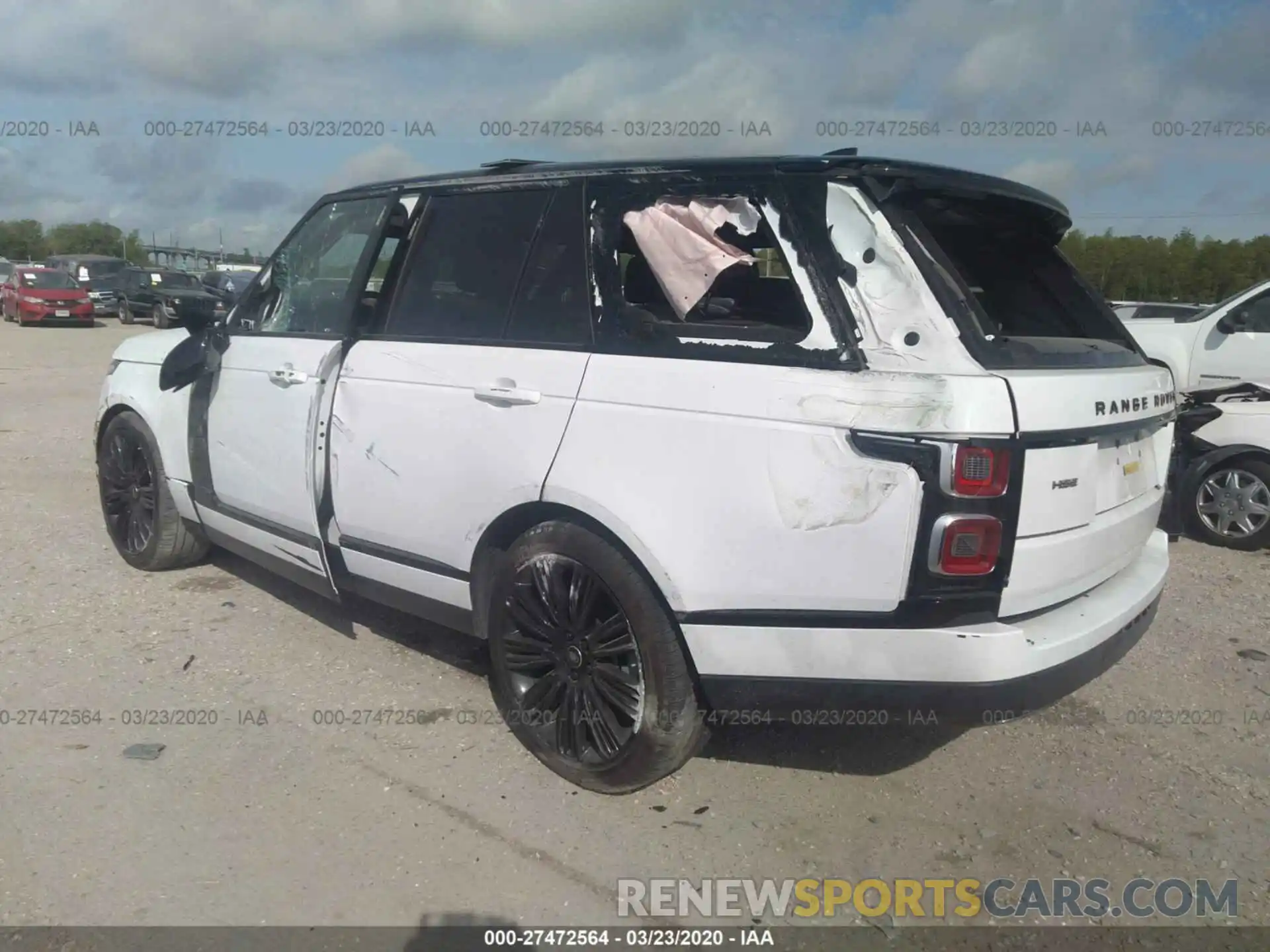 3 Photograph of a damaged car SALGS2SV9KA519079 LAND ROVER RANGE ROVER 2019