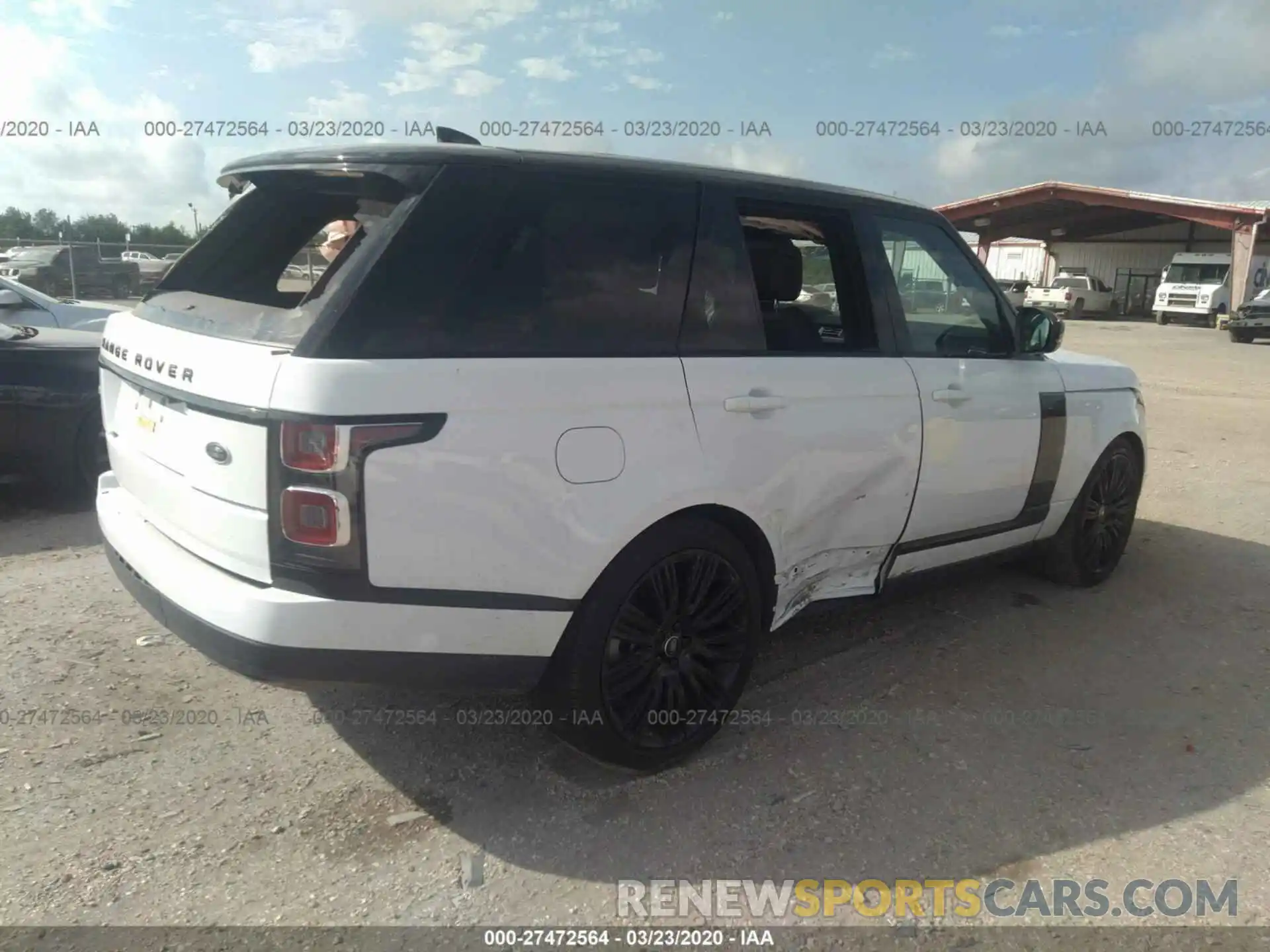 4 Фотография поврежденного автомобиля SALGS2SV9KA519079 LAND ROVER RANGE ROVER 2019