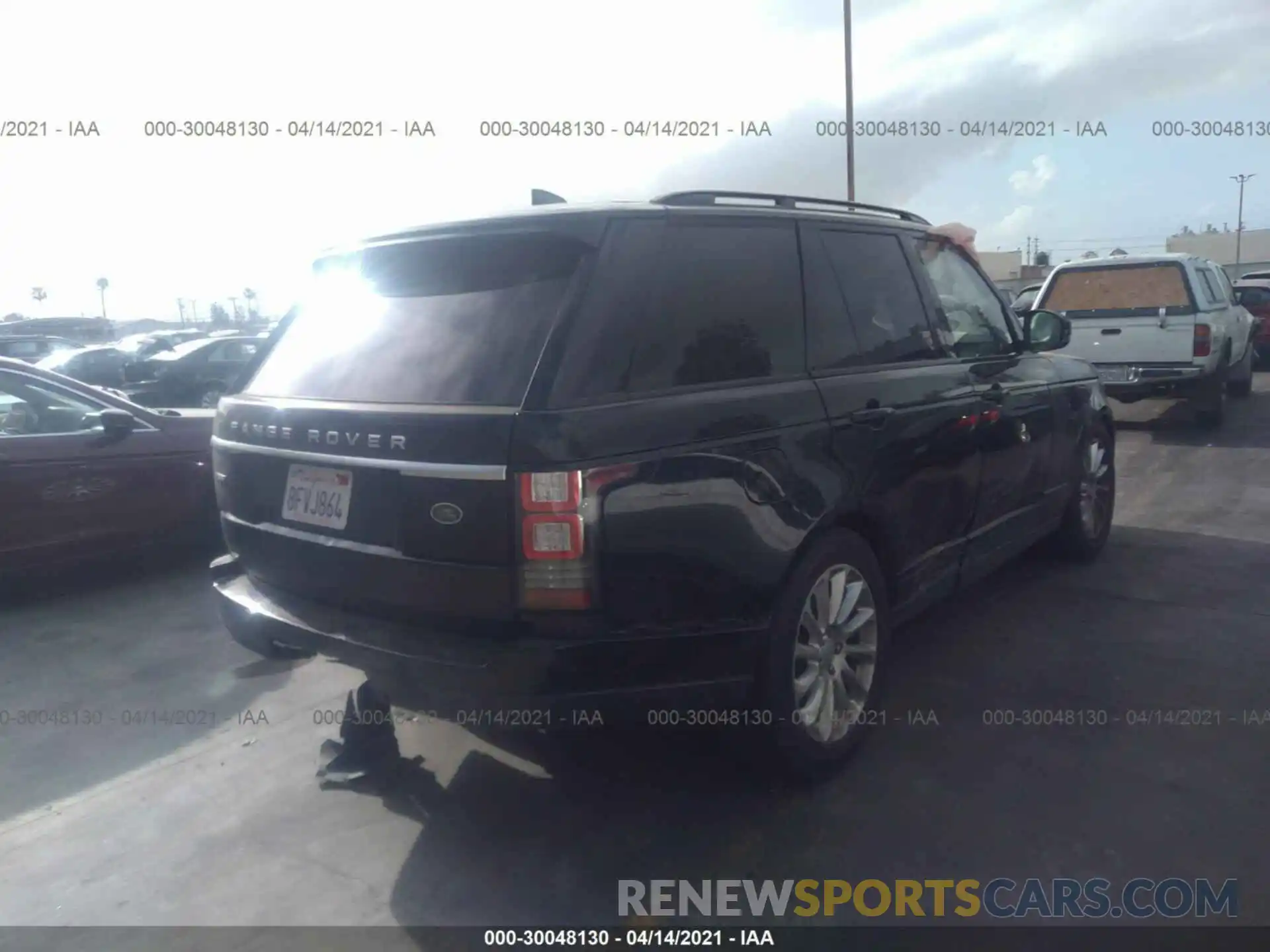 4 Фотография поврежденного автомобиля SALGS2SV9KA523701 LAND ROVER RANGE ROVER 2019